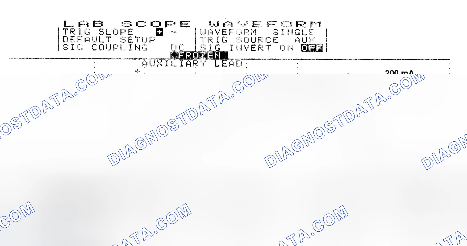 Scheme 13: Single Injector w/Normal Current Flow - Current Pattern