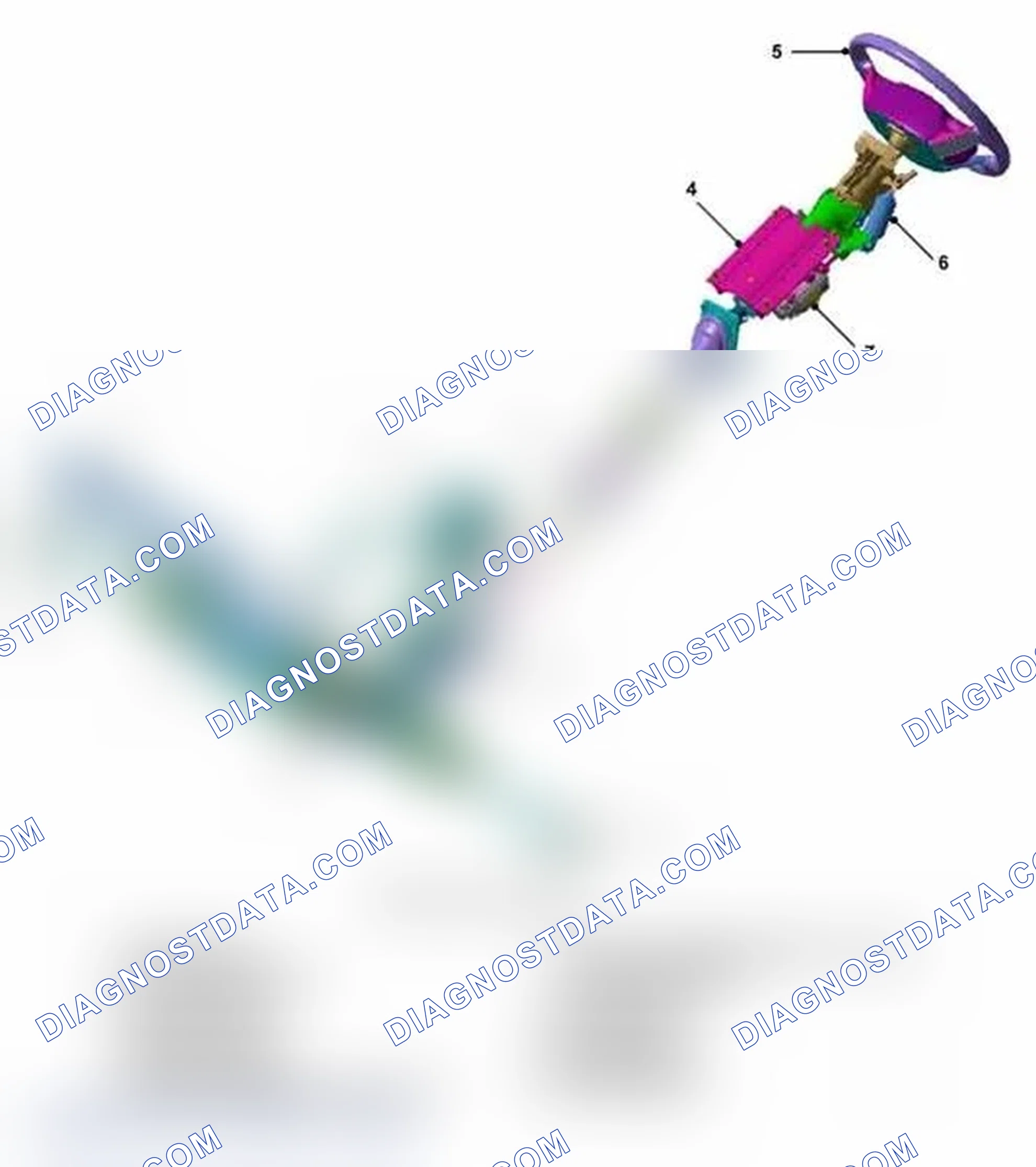 Scheme 1: STEERING COMPONENT LOCATION