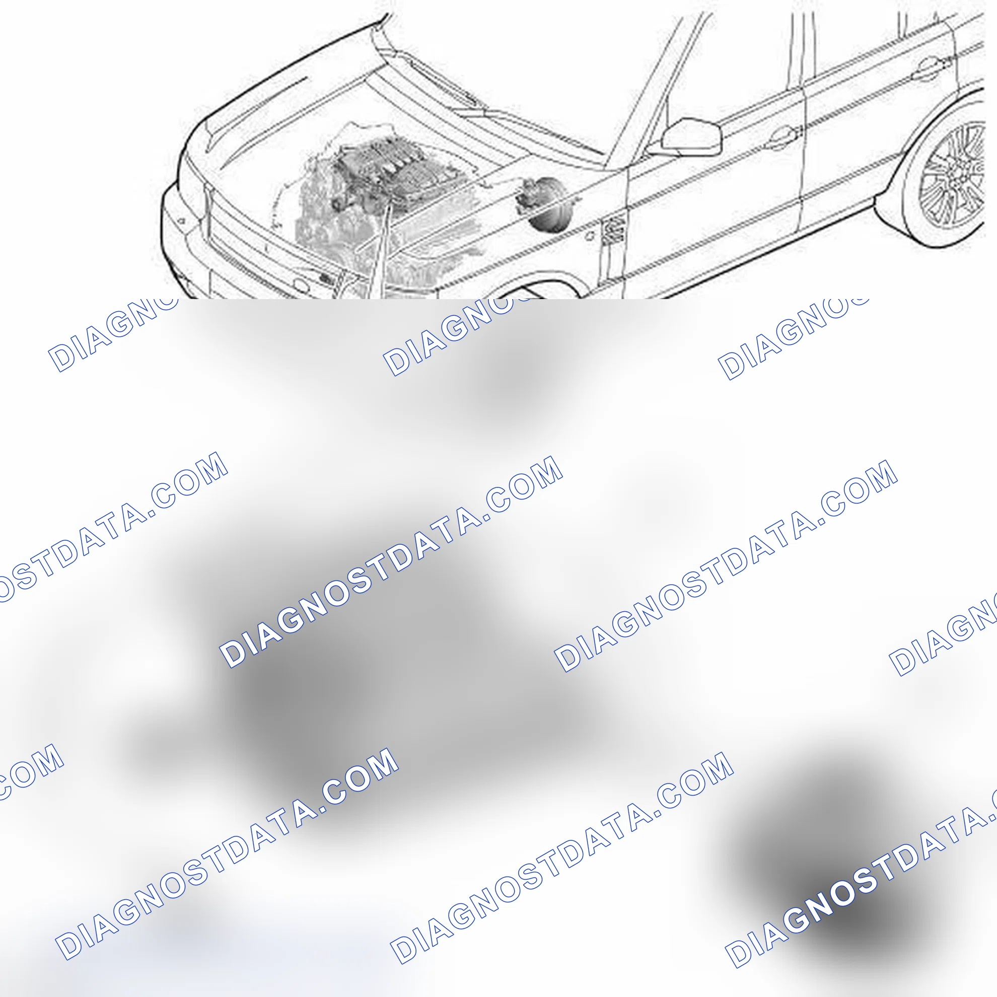 Scheme 33: COMPONENT LOCATION - 5.0L SUPERCHARGED