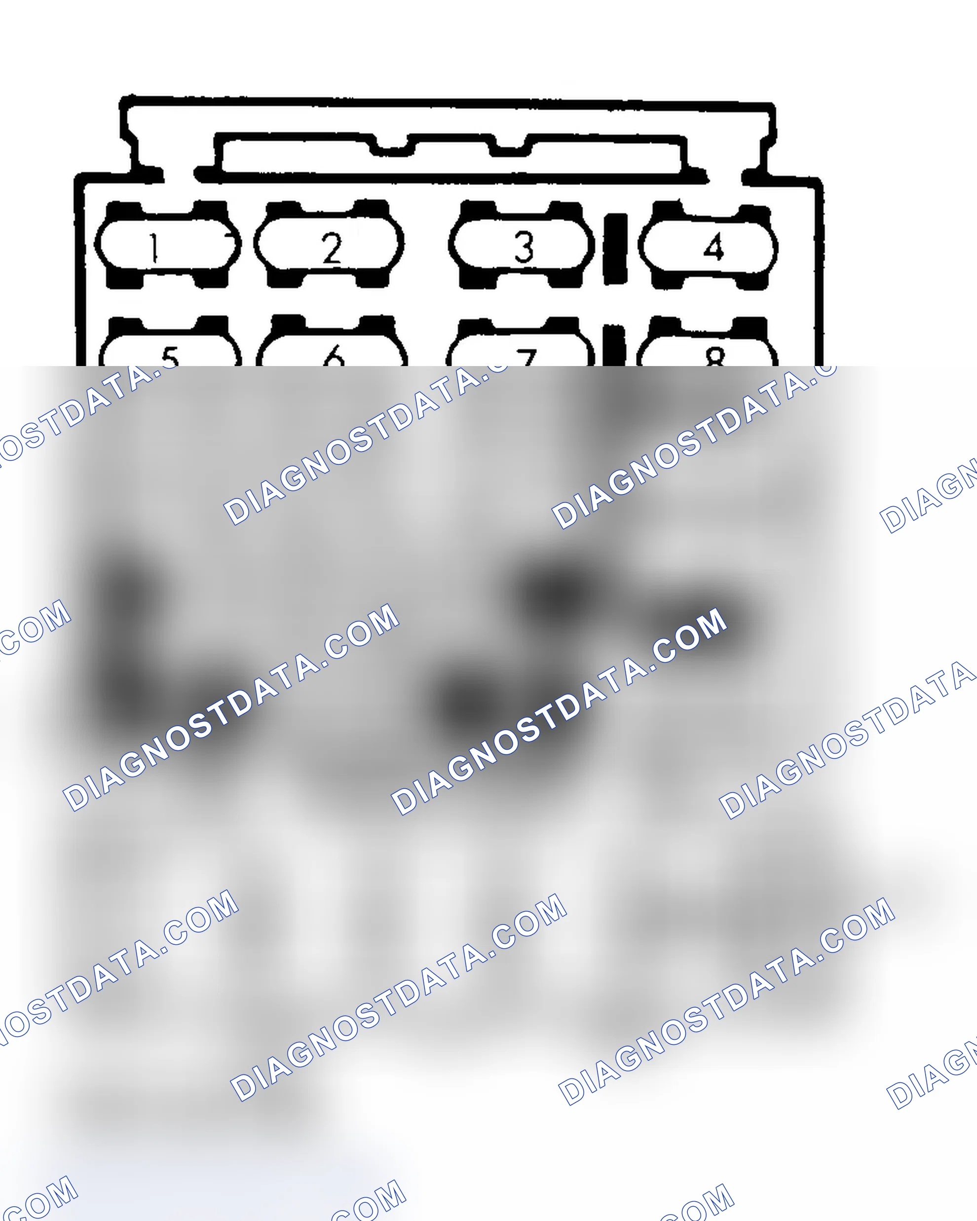 Scheme 8: FUSE PANEL IDENTIFICATION (1990-92 CAMARO & FIREBIRD)