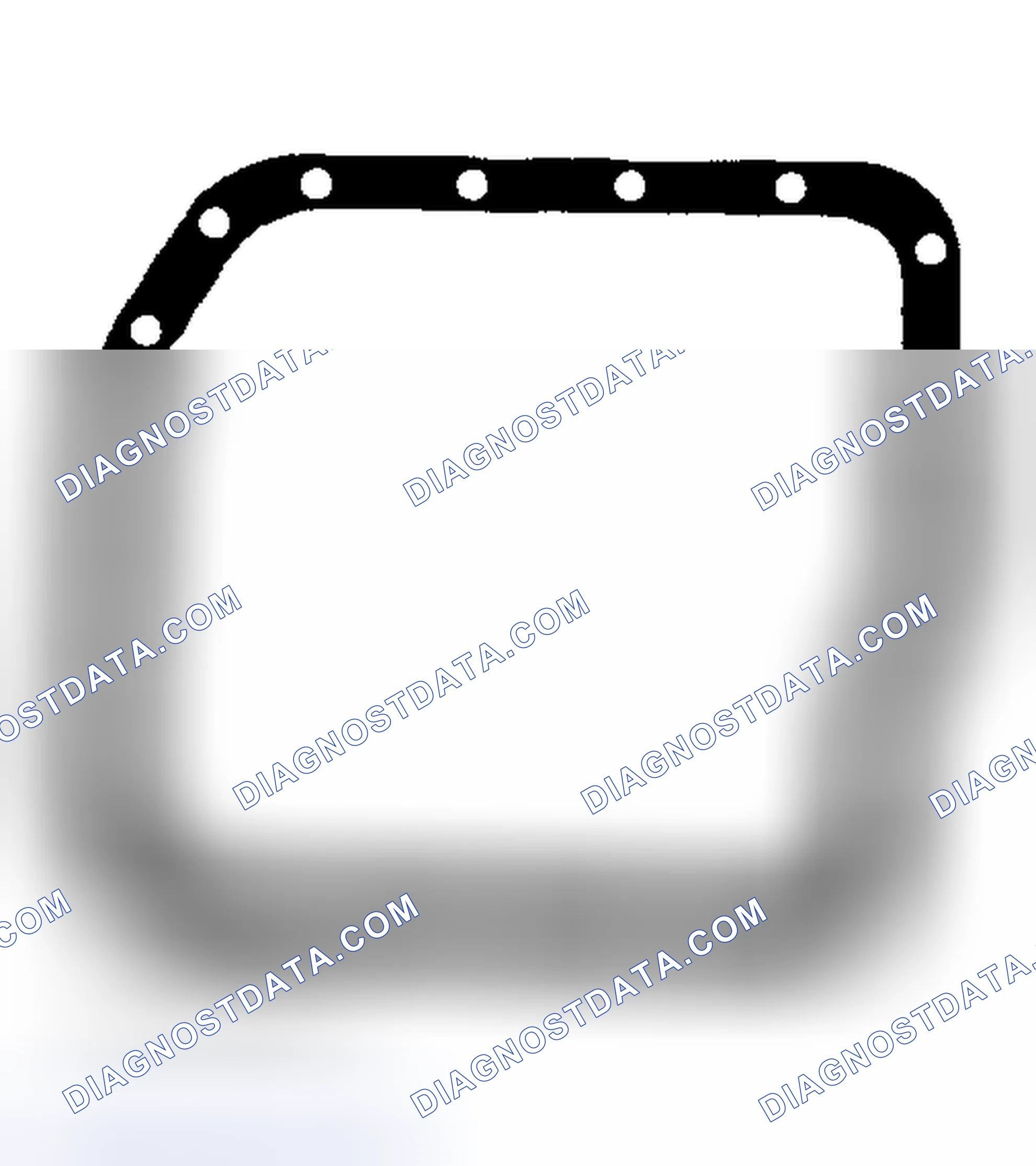Scheme 100: OIL PAN GASKET