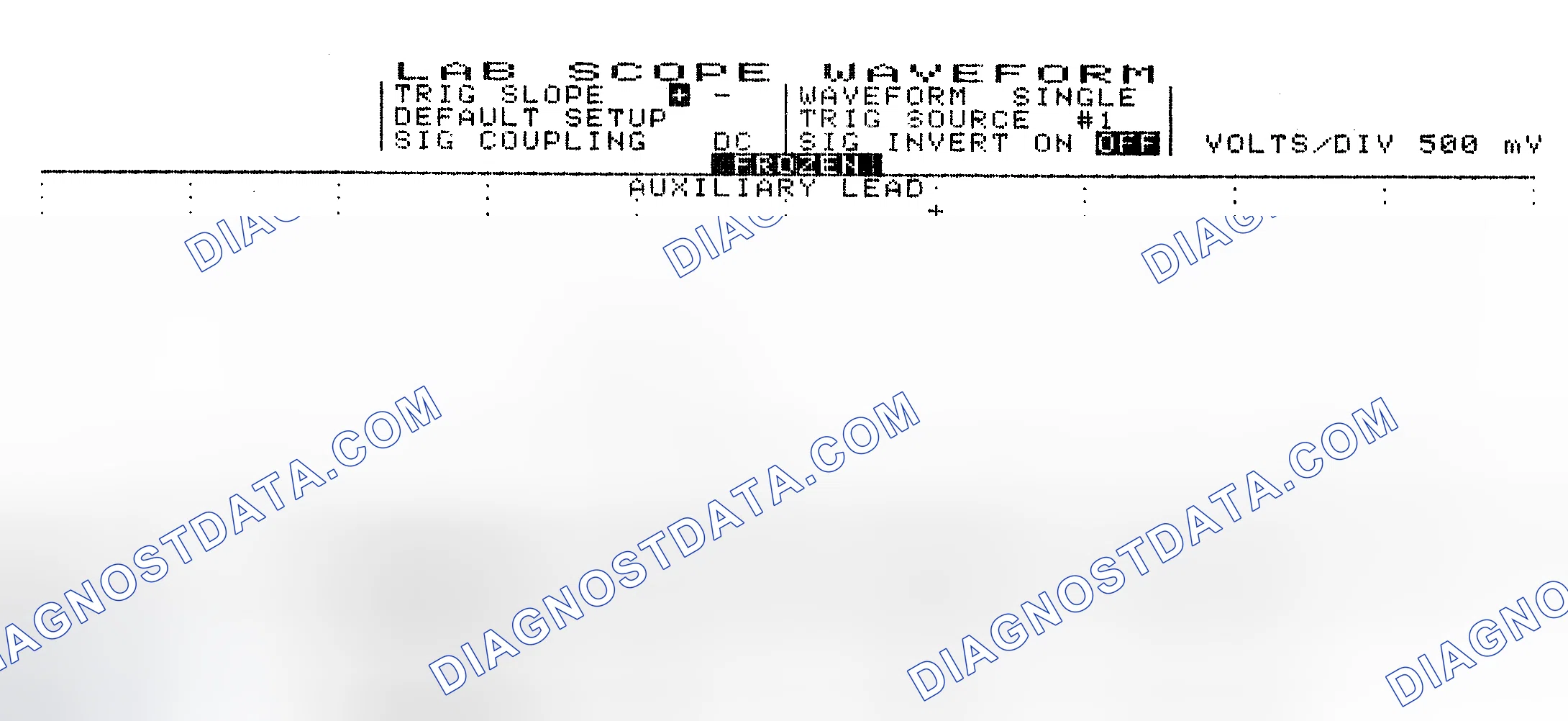 Scheme 10: Single Injector w/Excessive Current Flow - Current Pattern