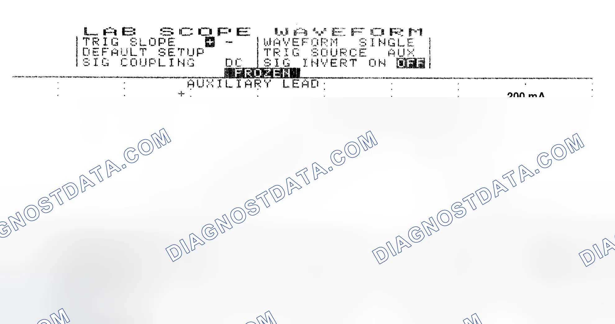 Scheme 13: Single Injector w/Normal Current Flow - Current Pattern