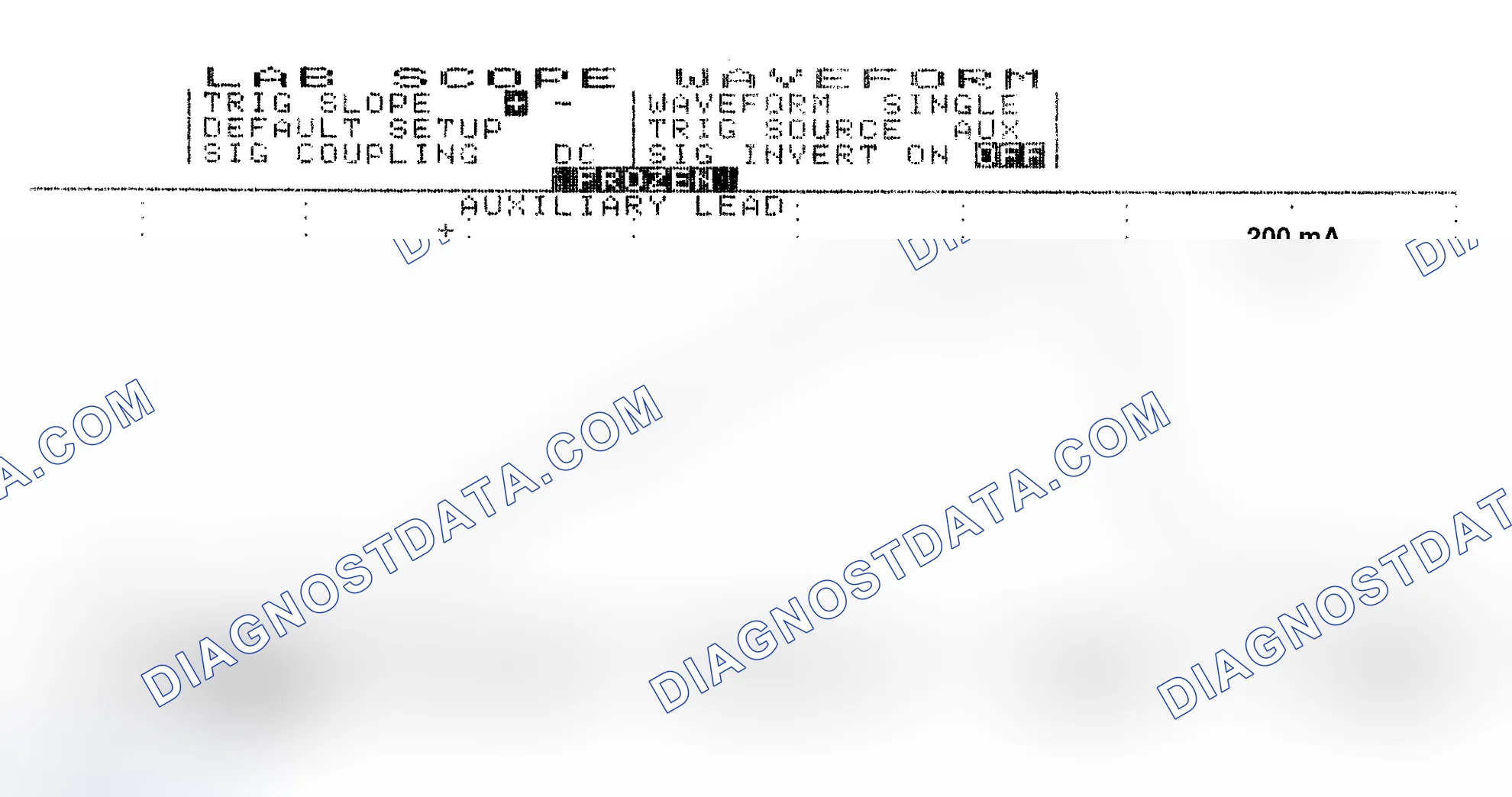 Scheme 13: Single Injector w/Normal Current Flow - Current Pattern