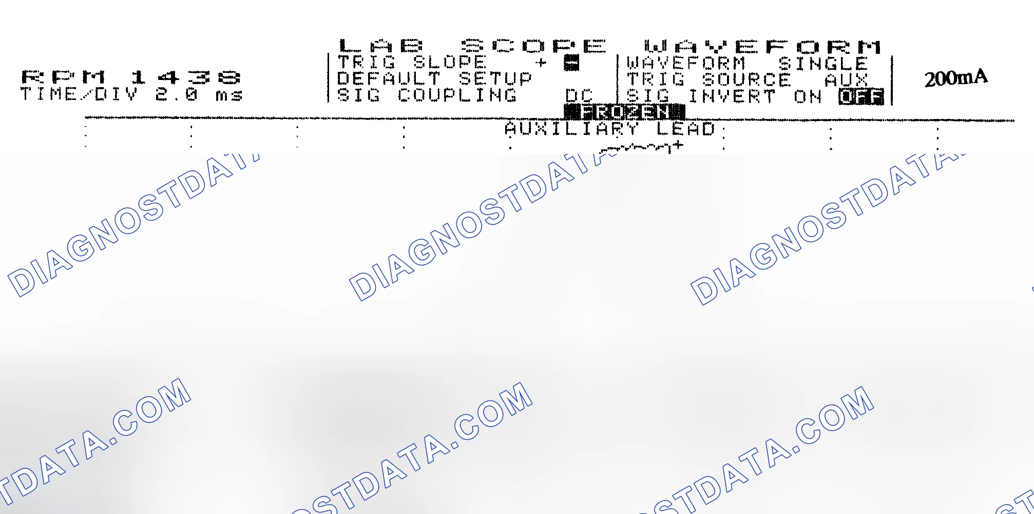 Scheme 15: Single Injector w/Normal Current Flow - Current Pattern