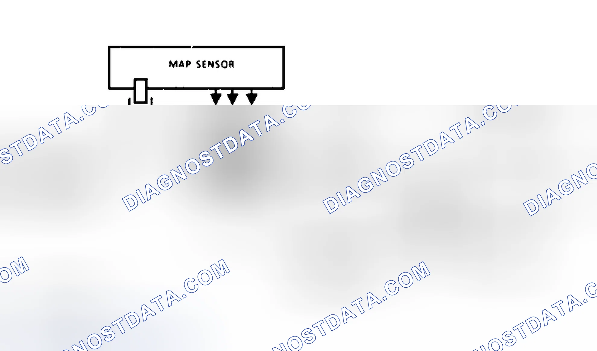 Scheme 206: Code 33 Schematic (All Models) MAP Sensor Signal Voltage High
