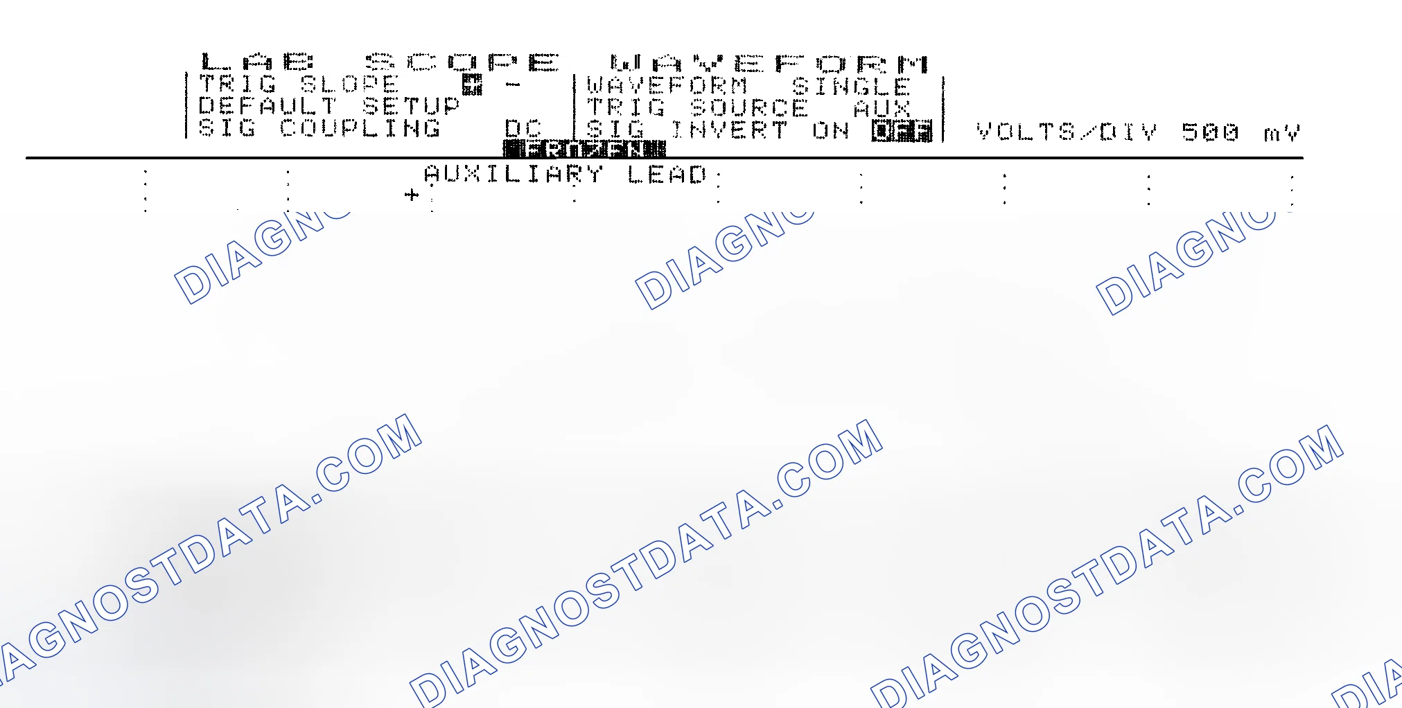 Scheme 14: Single Injector w/Excessive Current Flow - Current Pattern