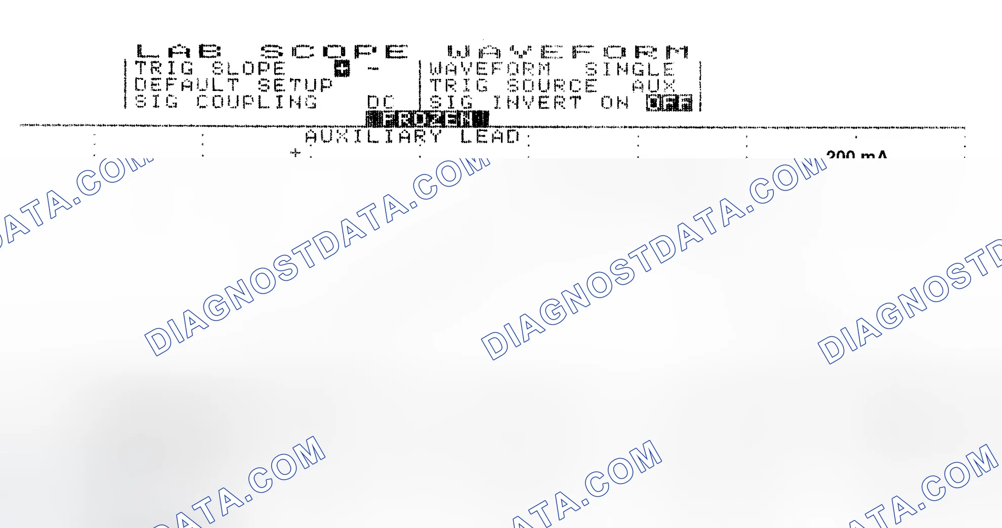 Scheme 13: Single Injector w/Normal Current Flow - Current Pattern
