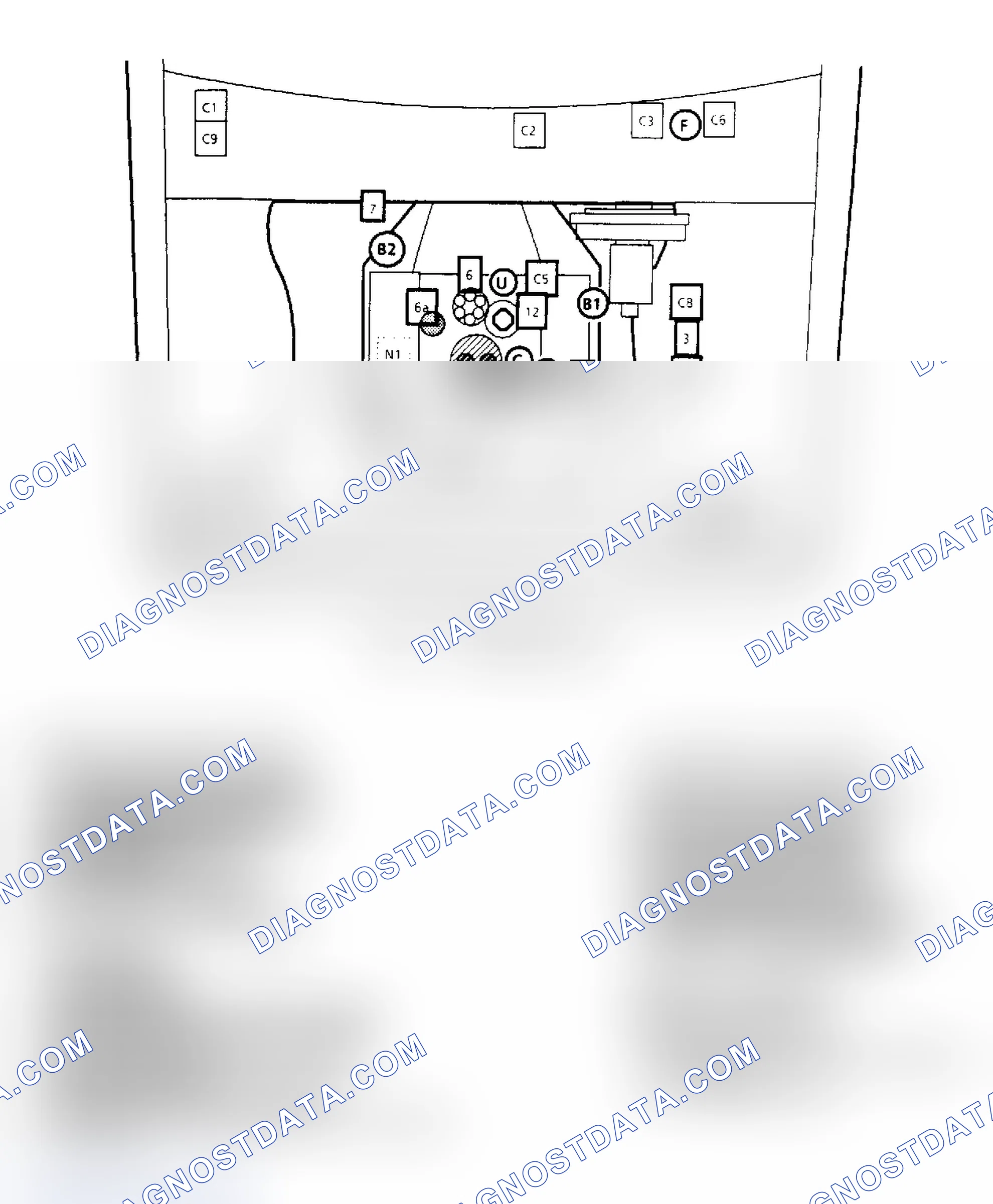 Scheme 49: Component Locations for "S/T" Series 2.8L