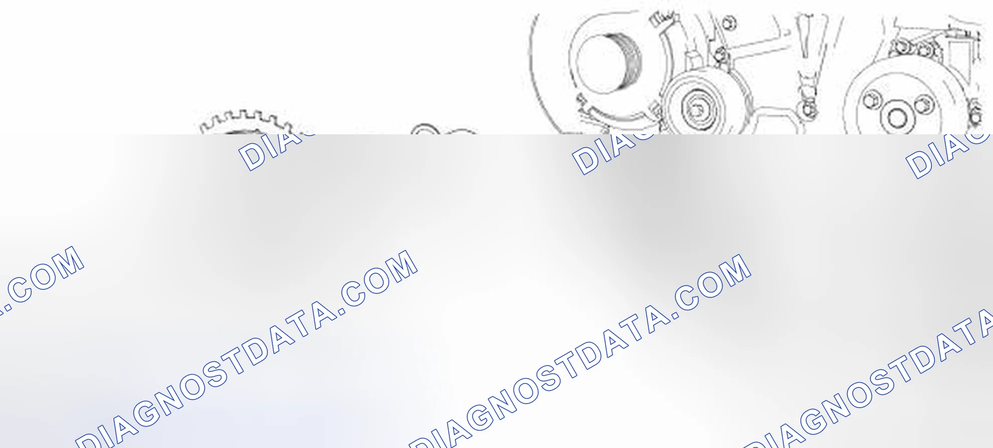 Scheme 9: Lower End Components - Exploded View, Crankshaft Pulley and Crankshaft Front Seal