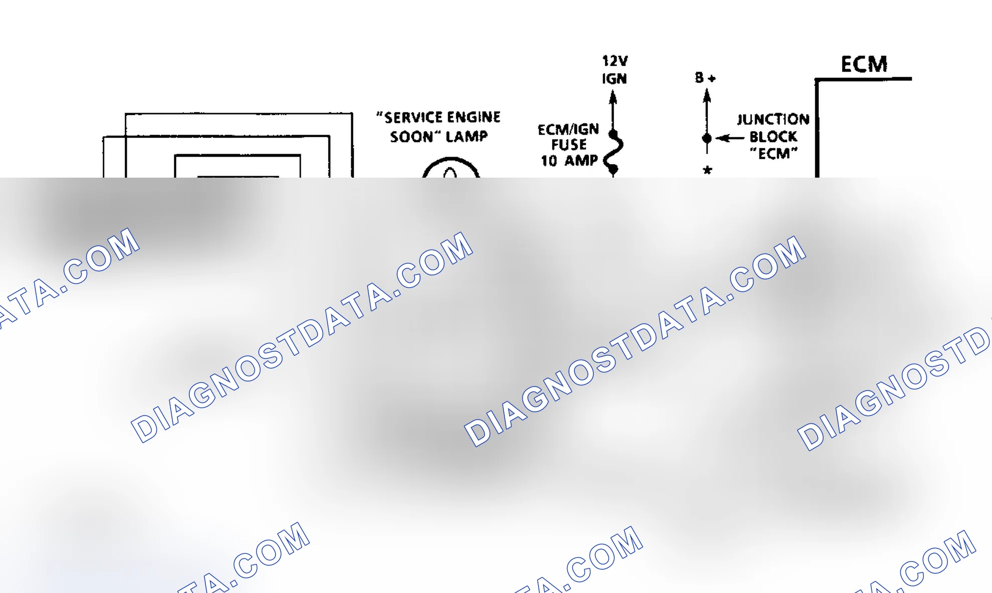 Scheme 15: Diesel Fuel Injection Diagnostic Circuit Schematic (Except Commercial Van & Van)