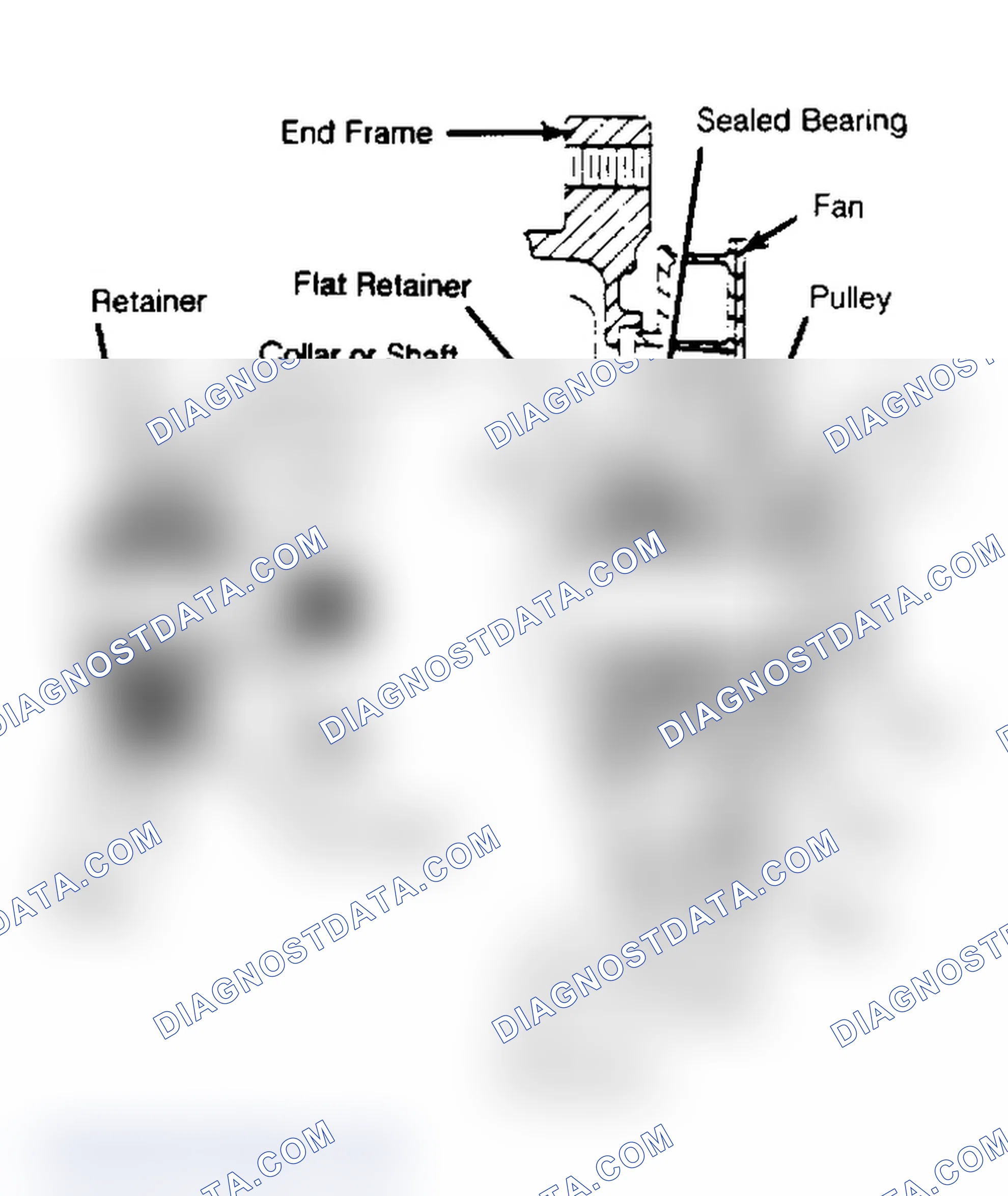 Scheme 15: Drive End Frame Bearing Assembly