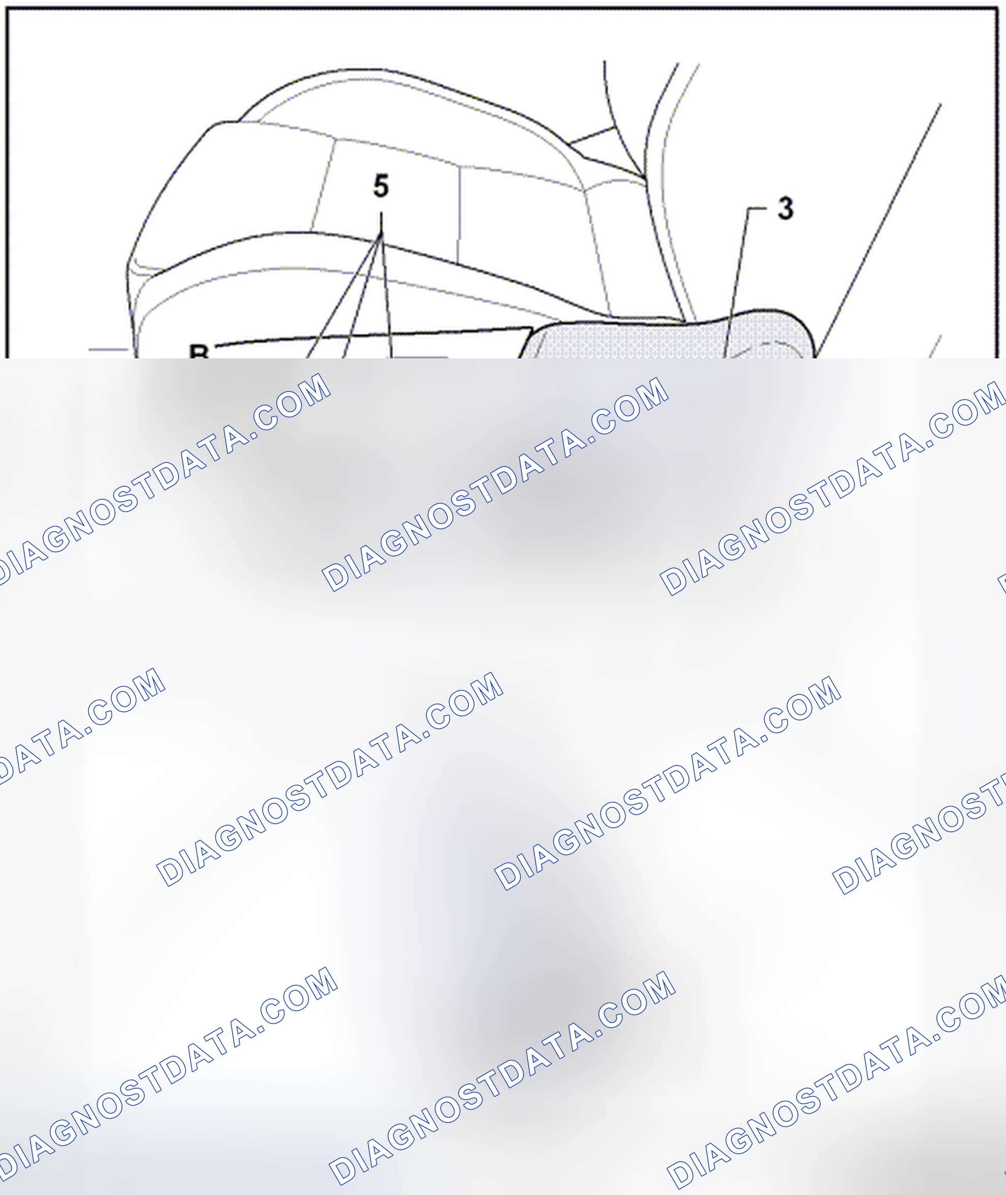 Scheme 99: LEFT POWER SEAT TRIM