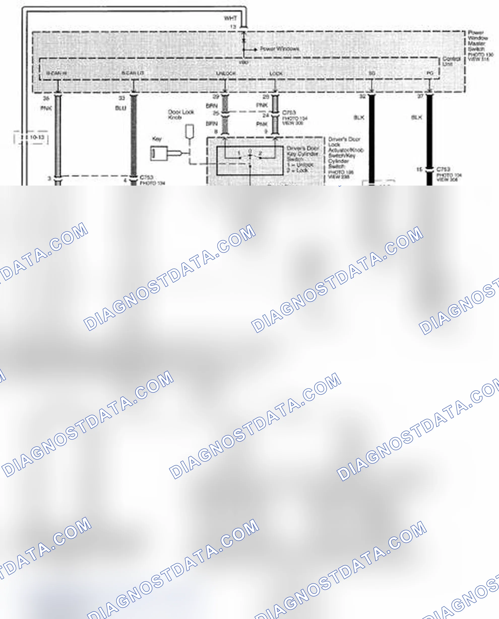 Scheme 364: Entry Light Control System Circuit Diagram (Page 115-4)