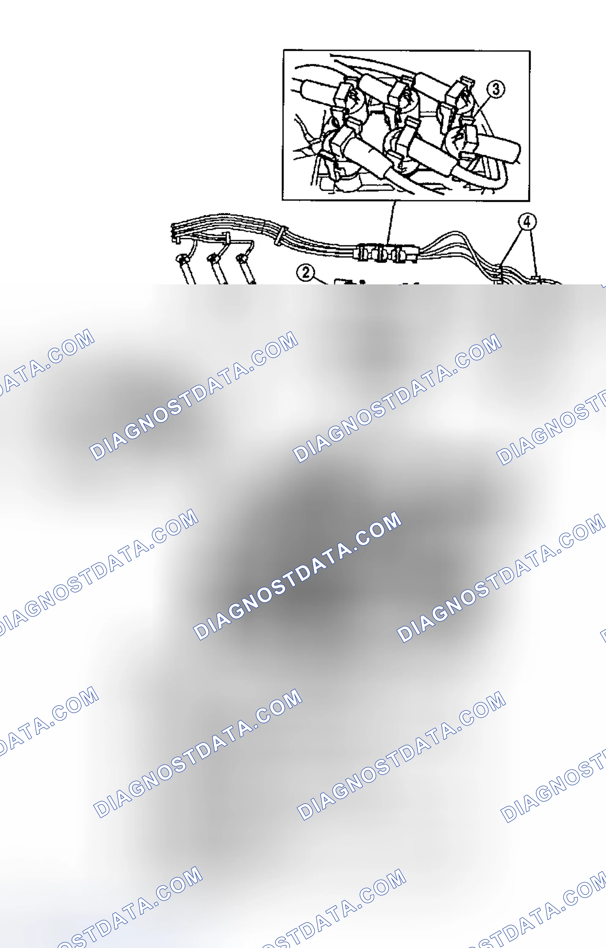 Scheme 2: Spark Plug Wire Routing (4.0L)