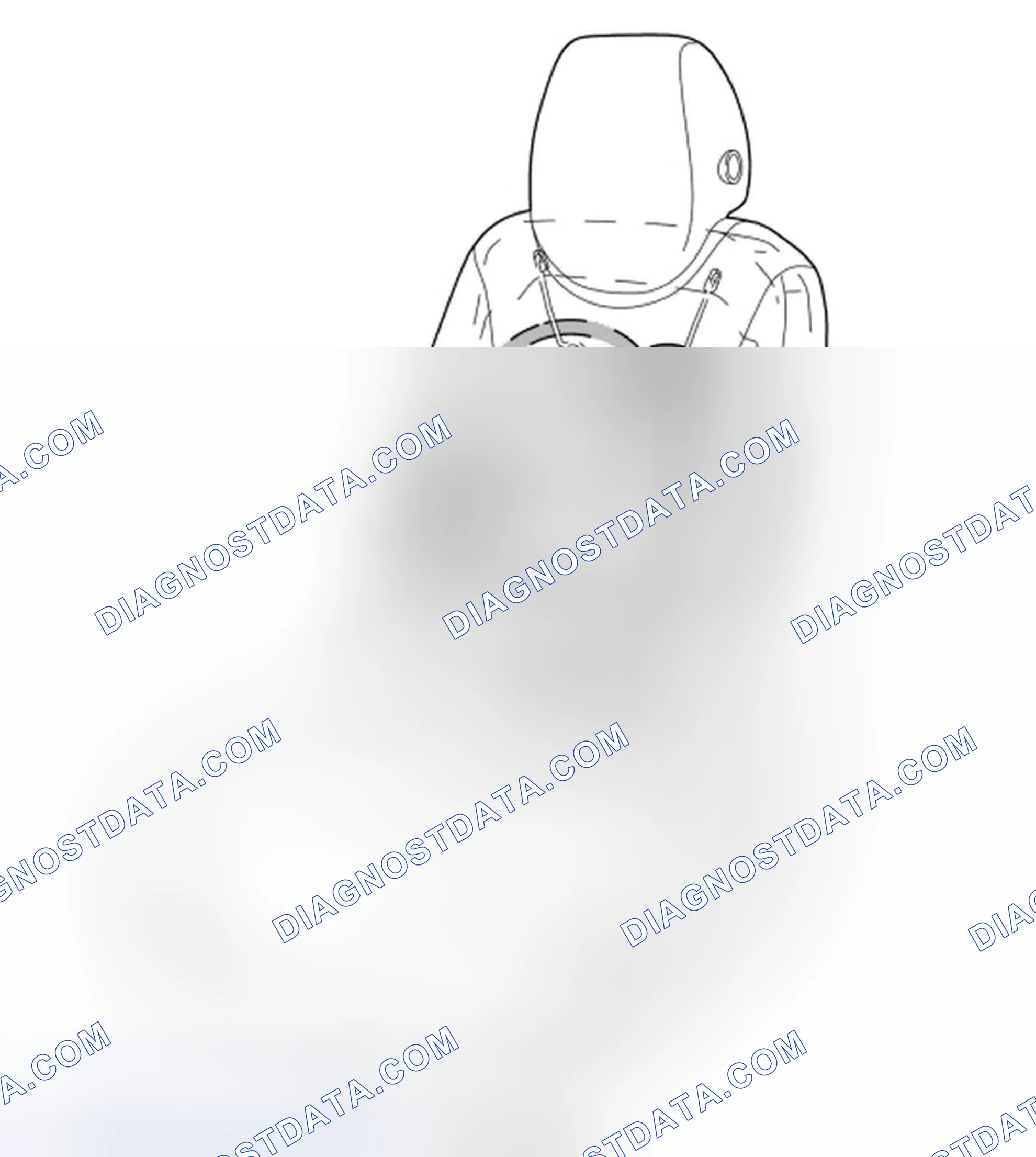 Scheme 1: Removing motor for lumbar adjustment