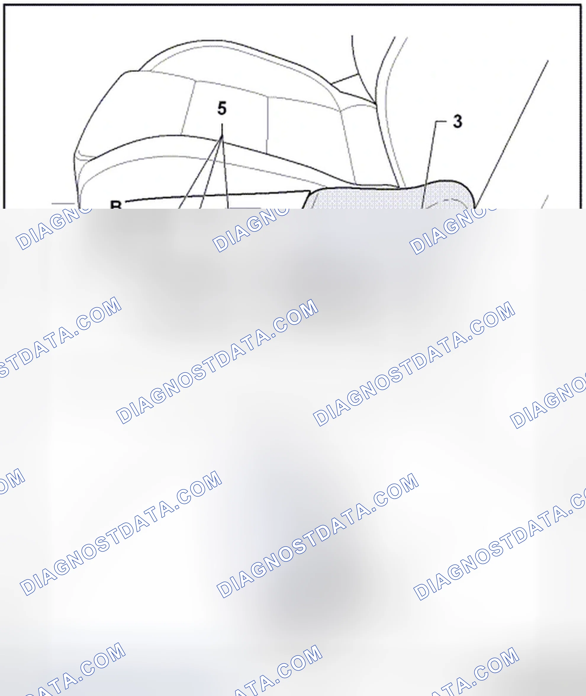 Scheme 99: LEFT POWER SEAT TRIM