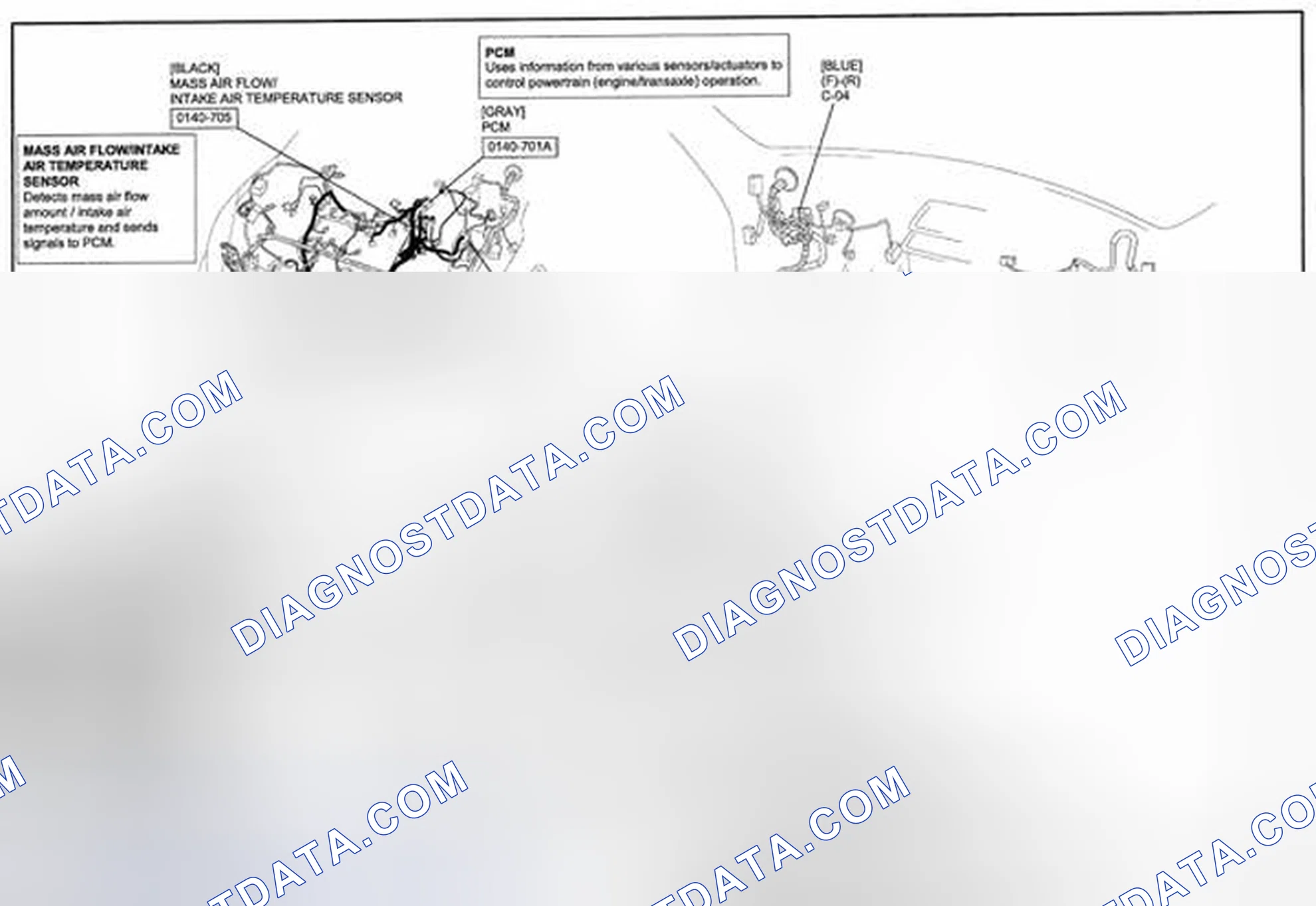 Scheme 159: Control System (MZR 2.3 DISI Turbo) Wiring Diagram - 0140-7j (2 Of 2)