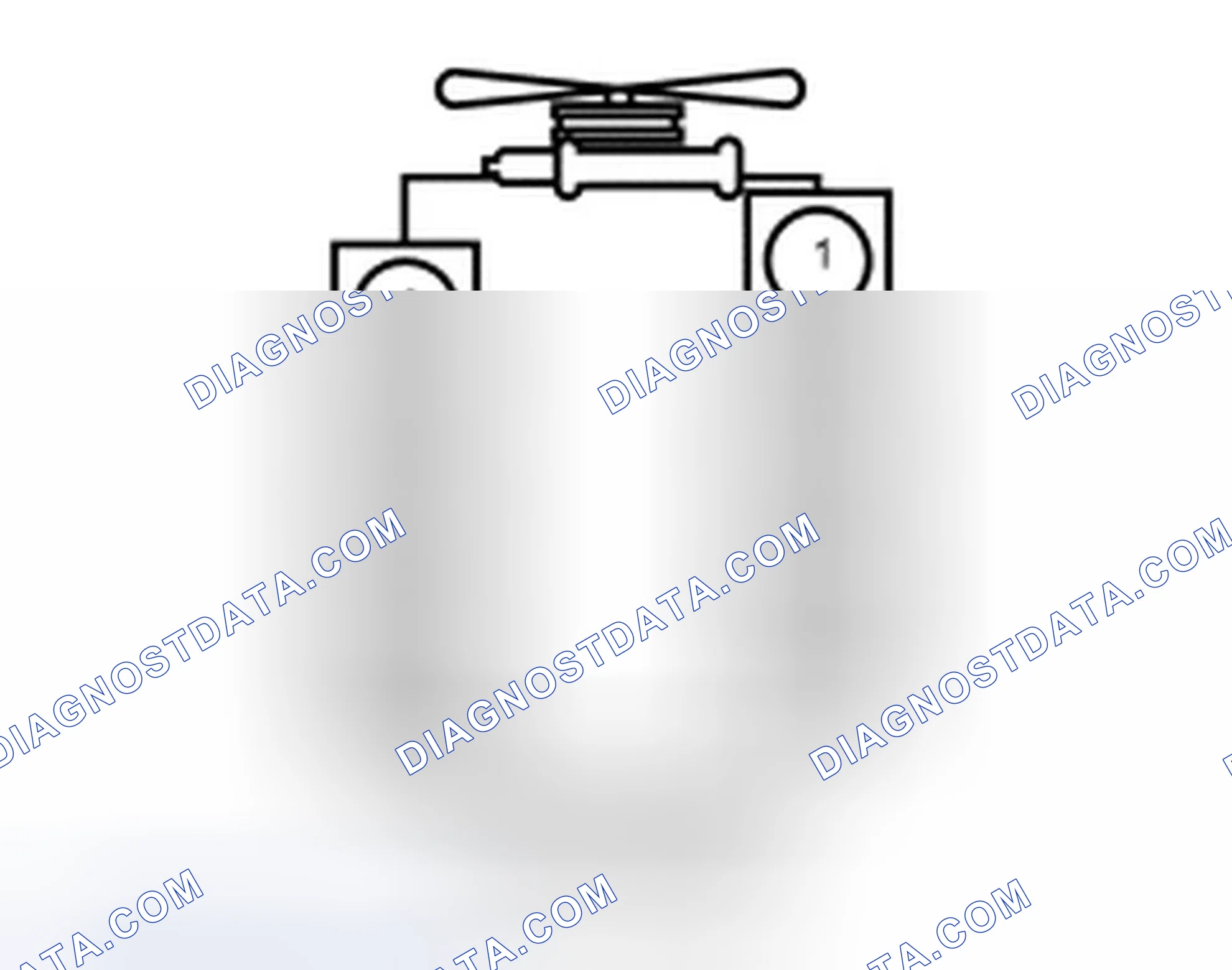 Scheme 172: Key On Engine Off (KOEO) Injector Electrical Self-Test (Click Test)
