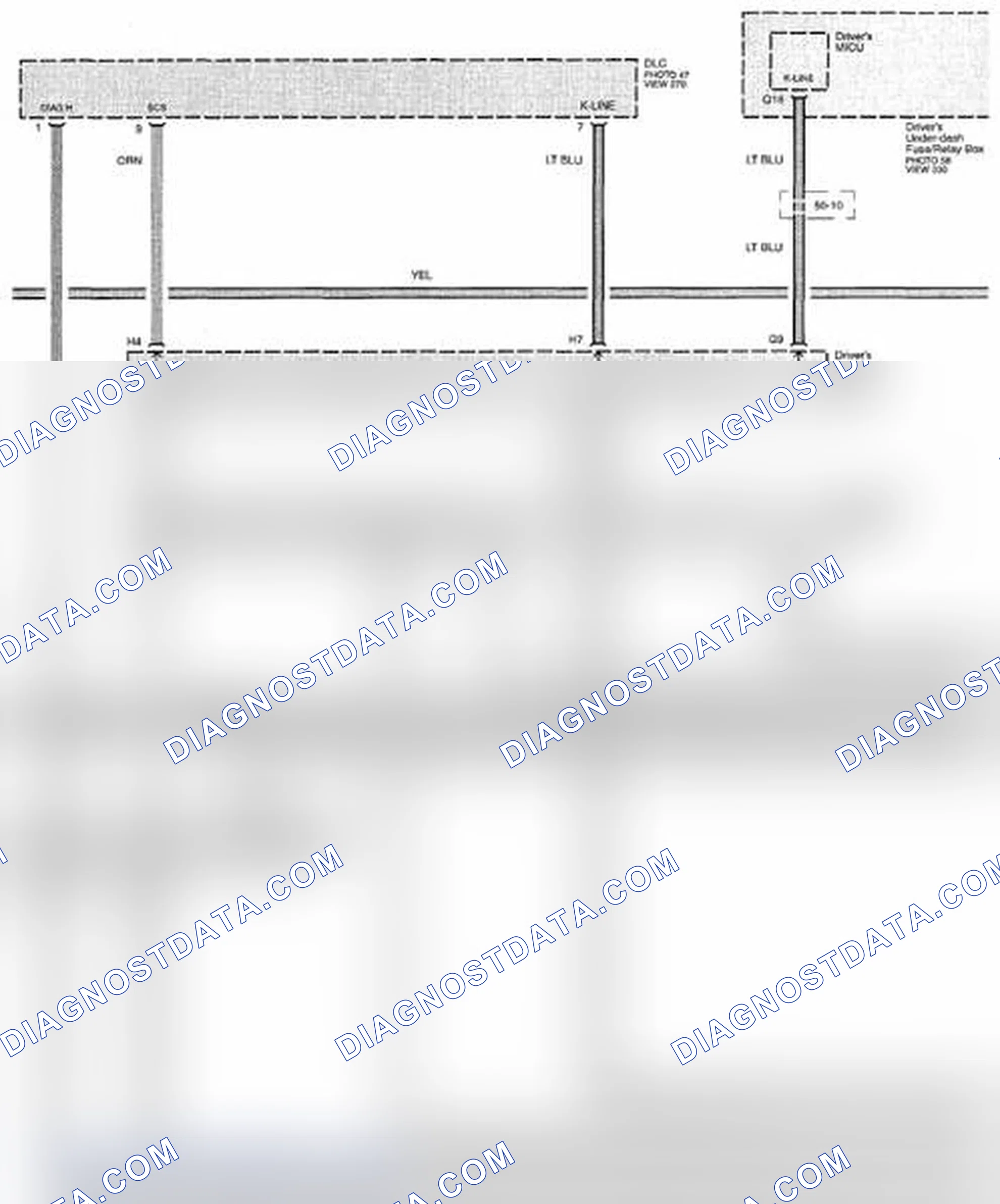 Scheme 195: Starting System Circuit Diagram - A/T: Keyless Access (Page 21-8)