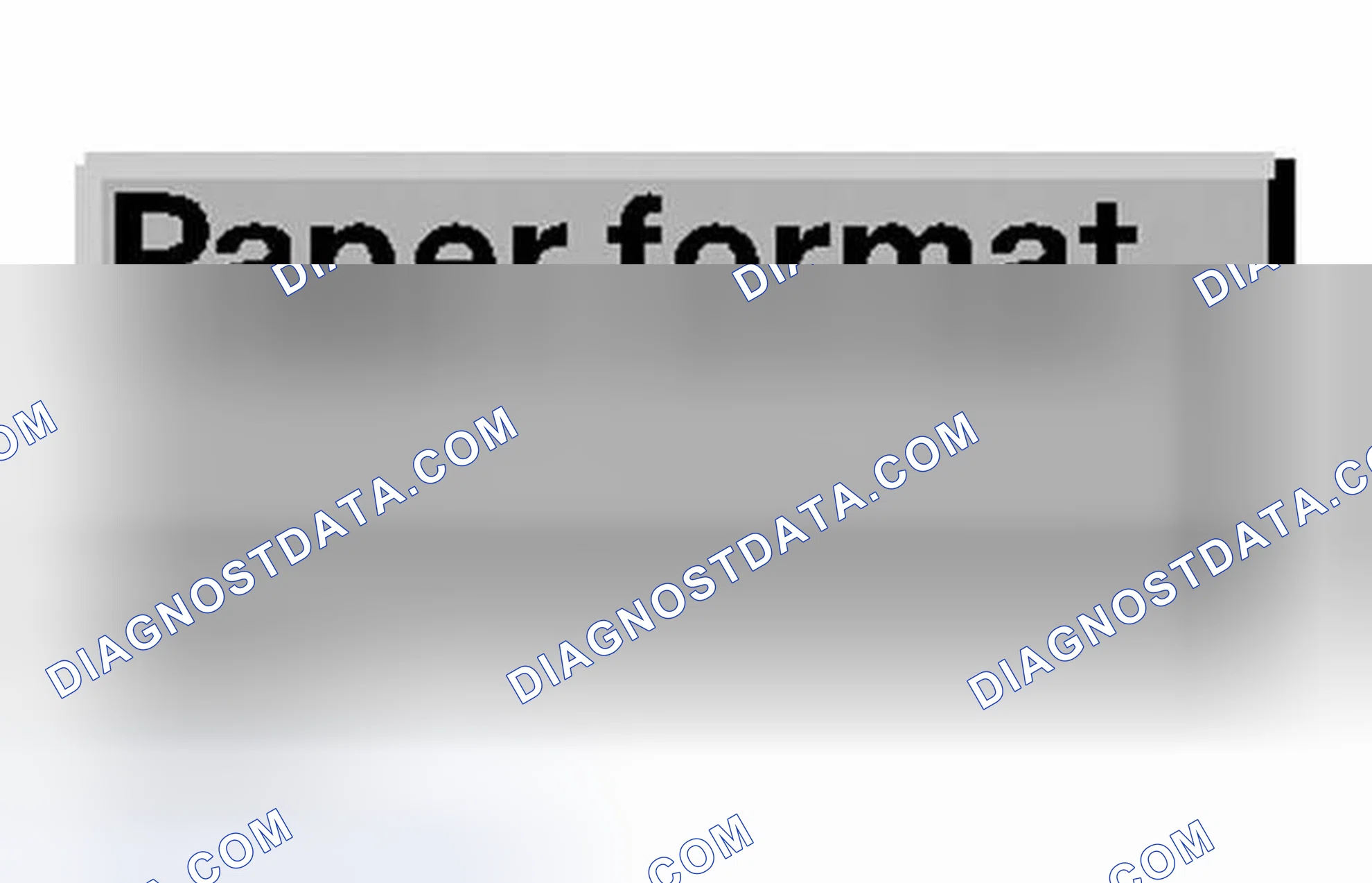 Scheme 573: Identifying Paper Format