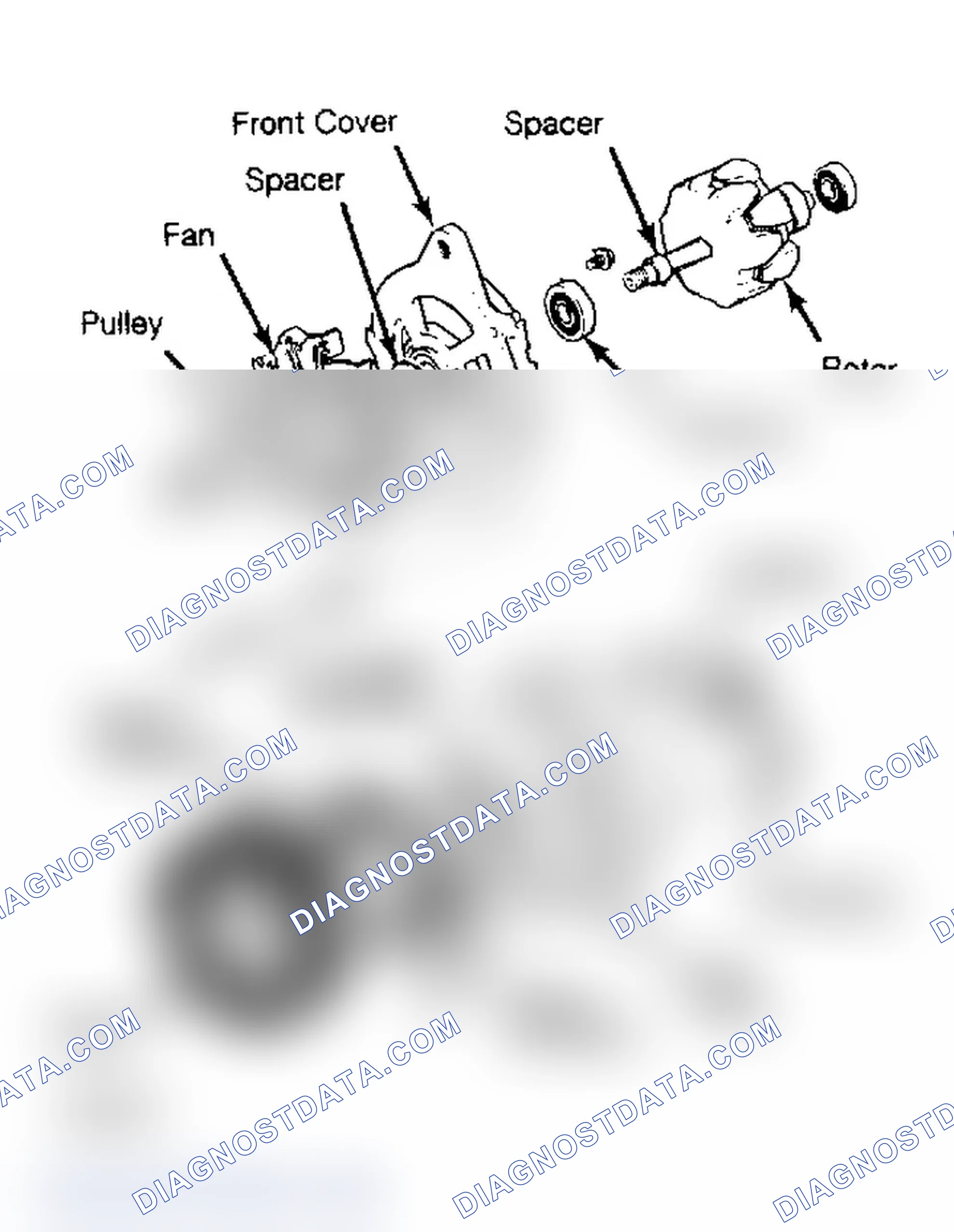Scheme 1: Exploded View of Typical Hitachi Alternator