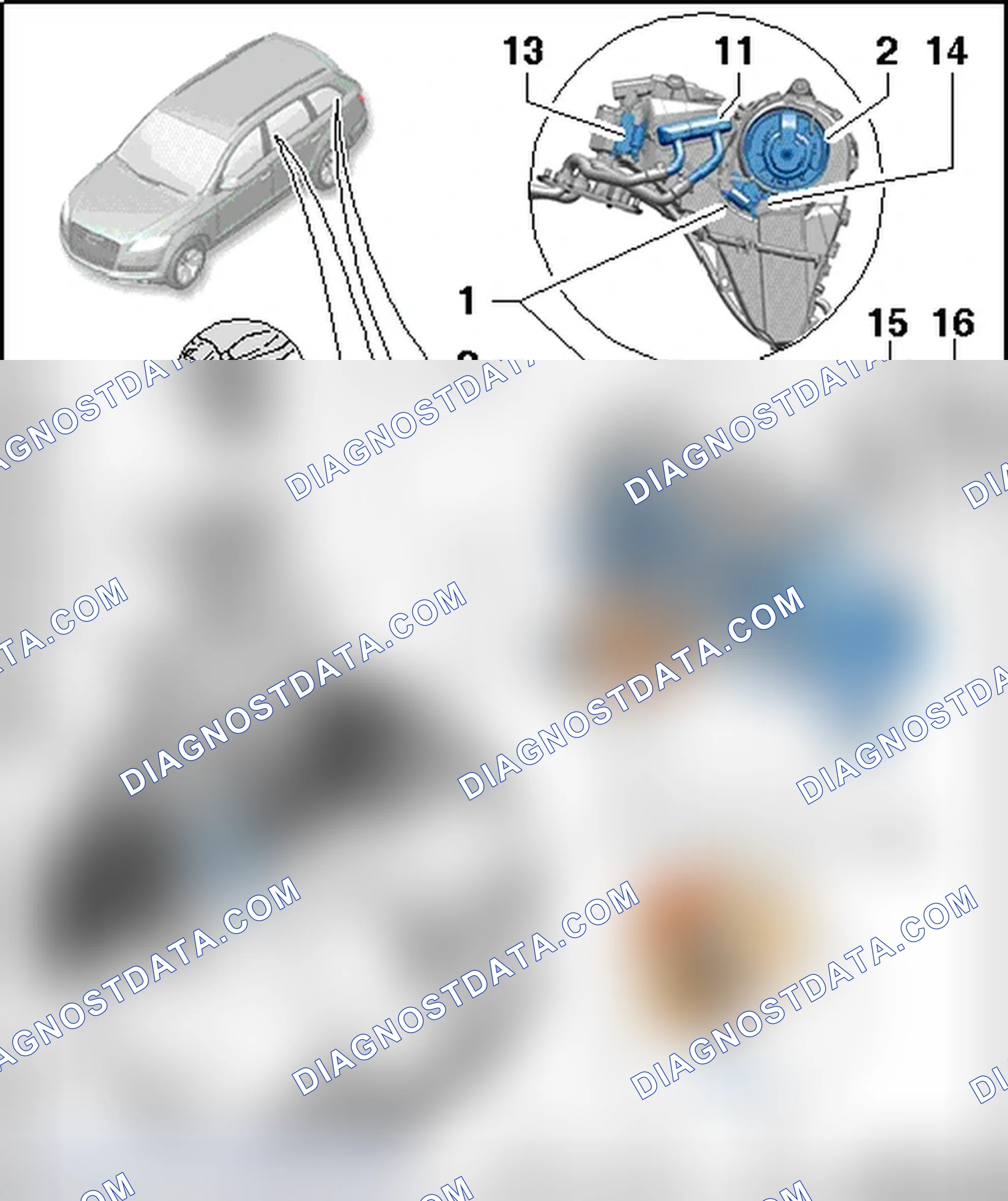 Scheme 19: REAR A/C SYSTEM COMPONENTS