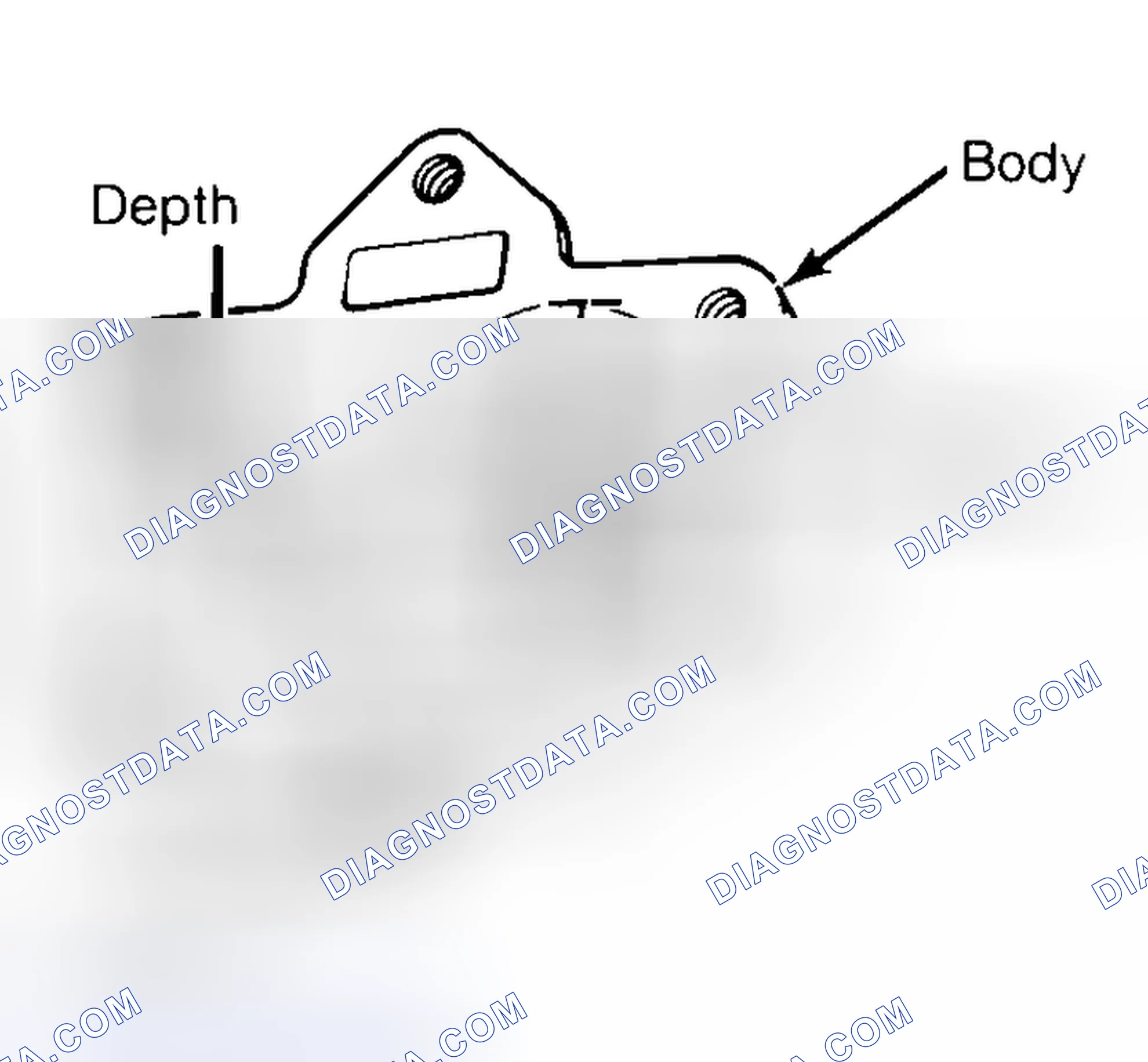 Scheme 35: Measuring Oil Pump Gear Cavity