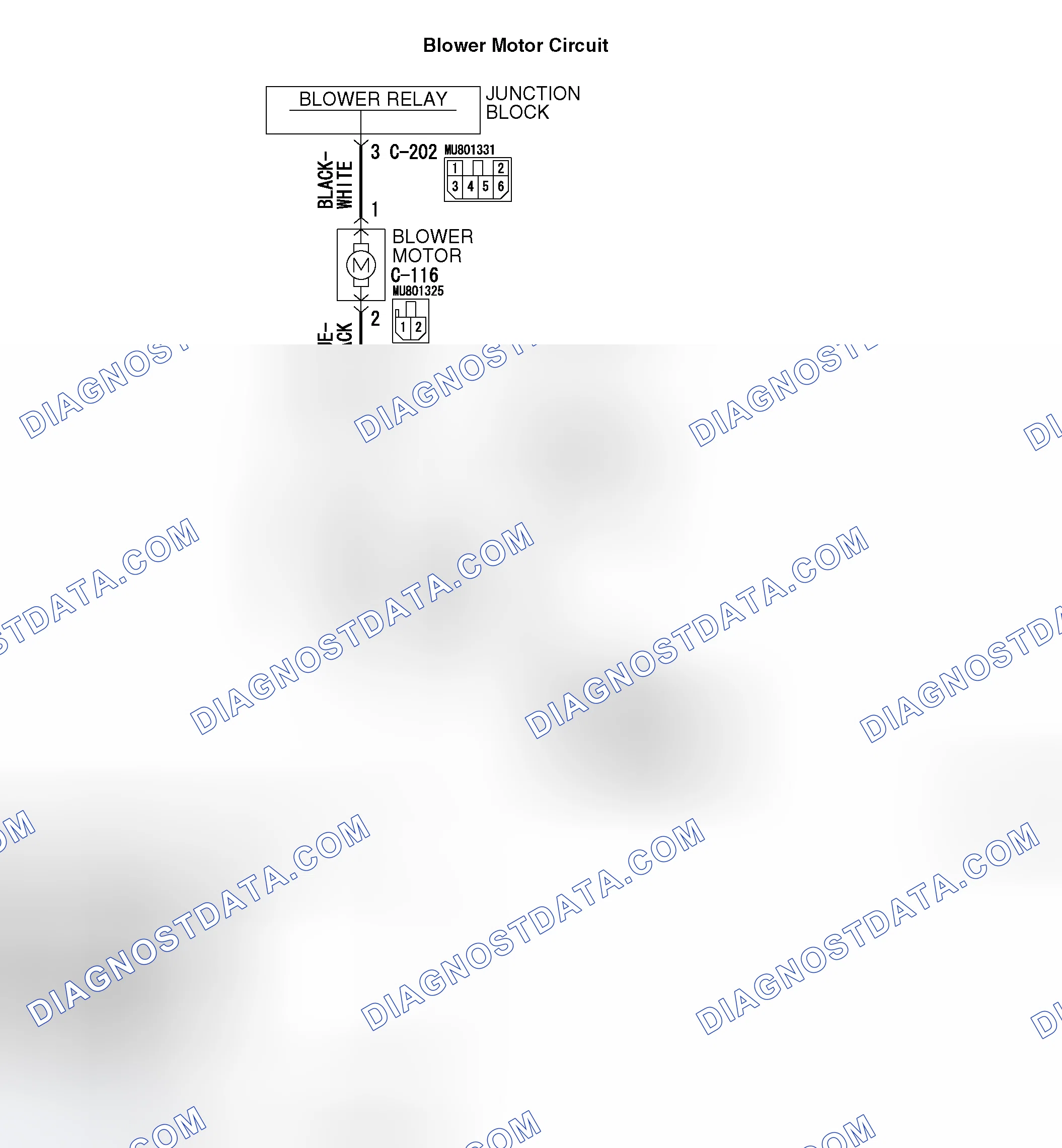 Scheme 312: INSPECTION PROCEDURE 5: BLOWER FAN AND MOTOR DOES NOT STOP TURNING