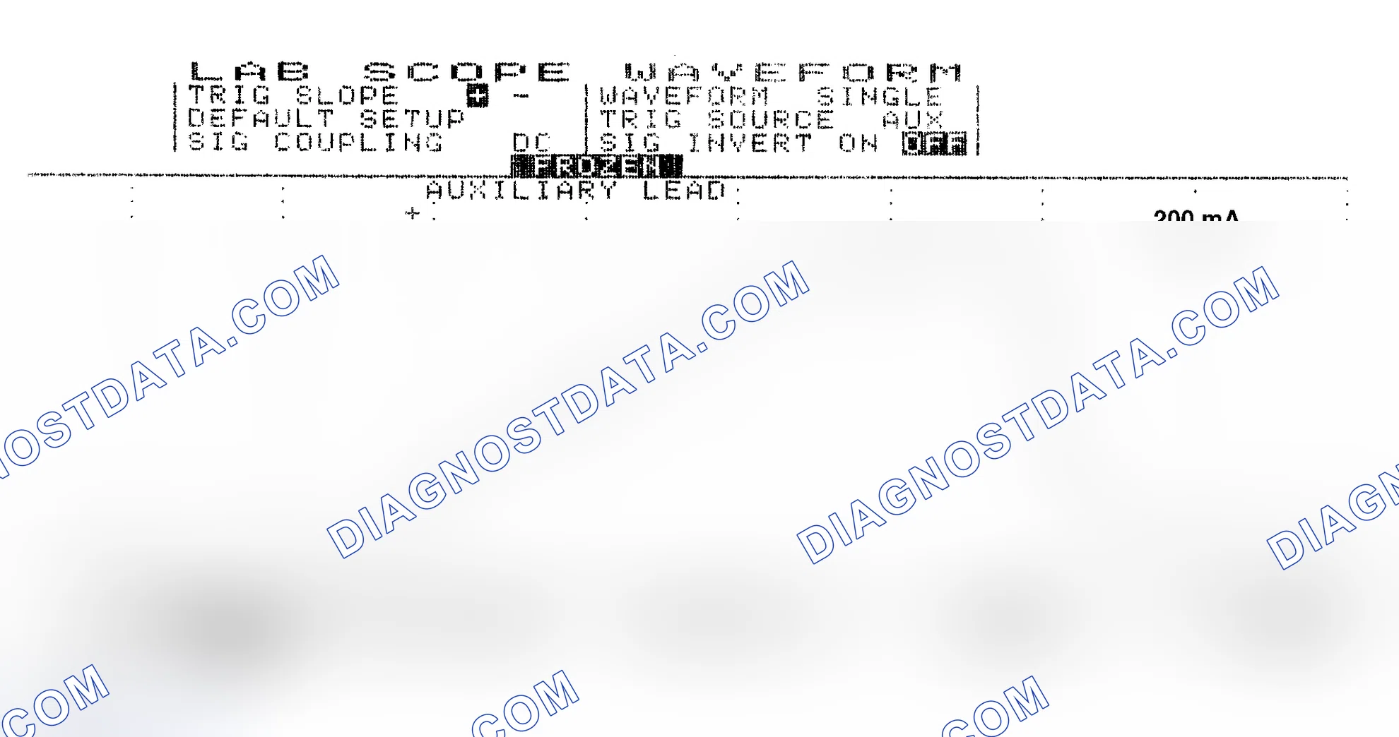 Scheme 13: Single Injector w/Normal Current Flow - Current Pattern