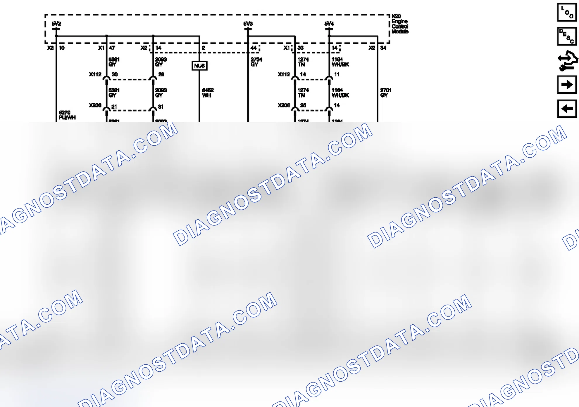 Scheme 80: 5V2, 5V3, 5V4 And Low Reference Bus (2 Of 2)
