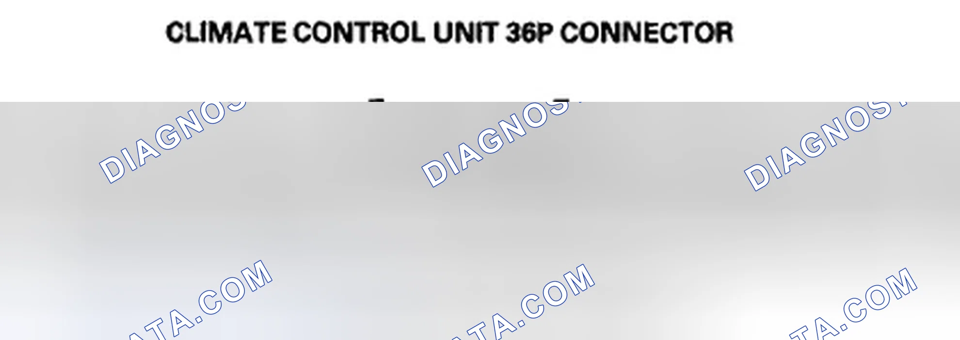Scheme 117: Climate Control Unit Inputs and Outputs