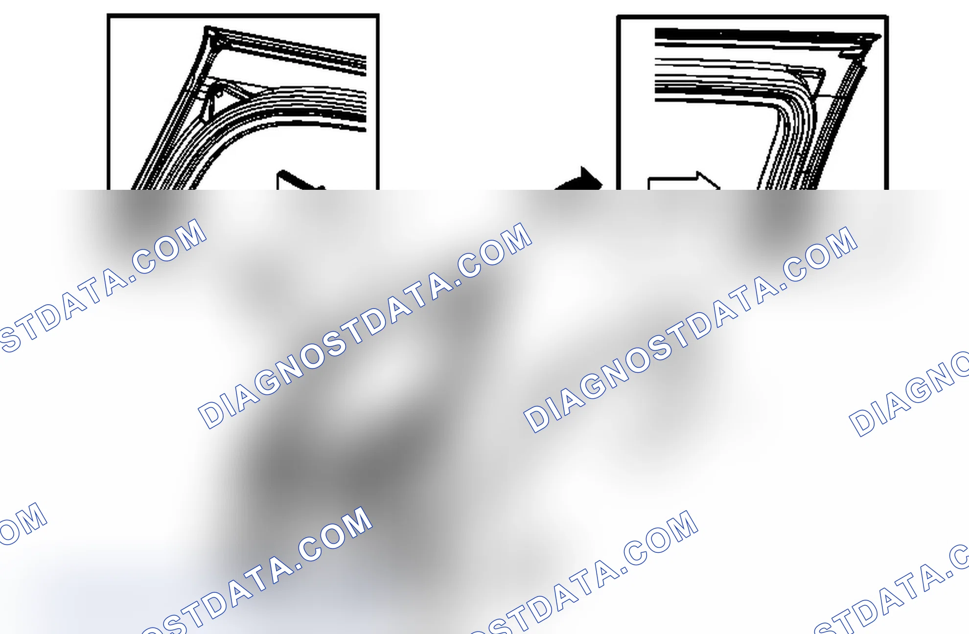 Scheme 23: Rear Side Door Window Weatherstrip Replacement