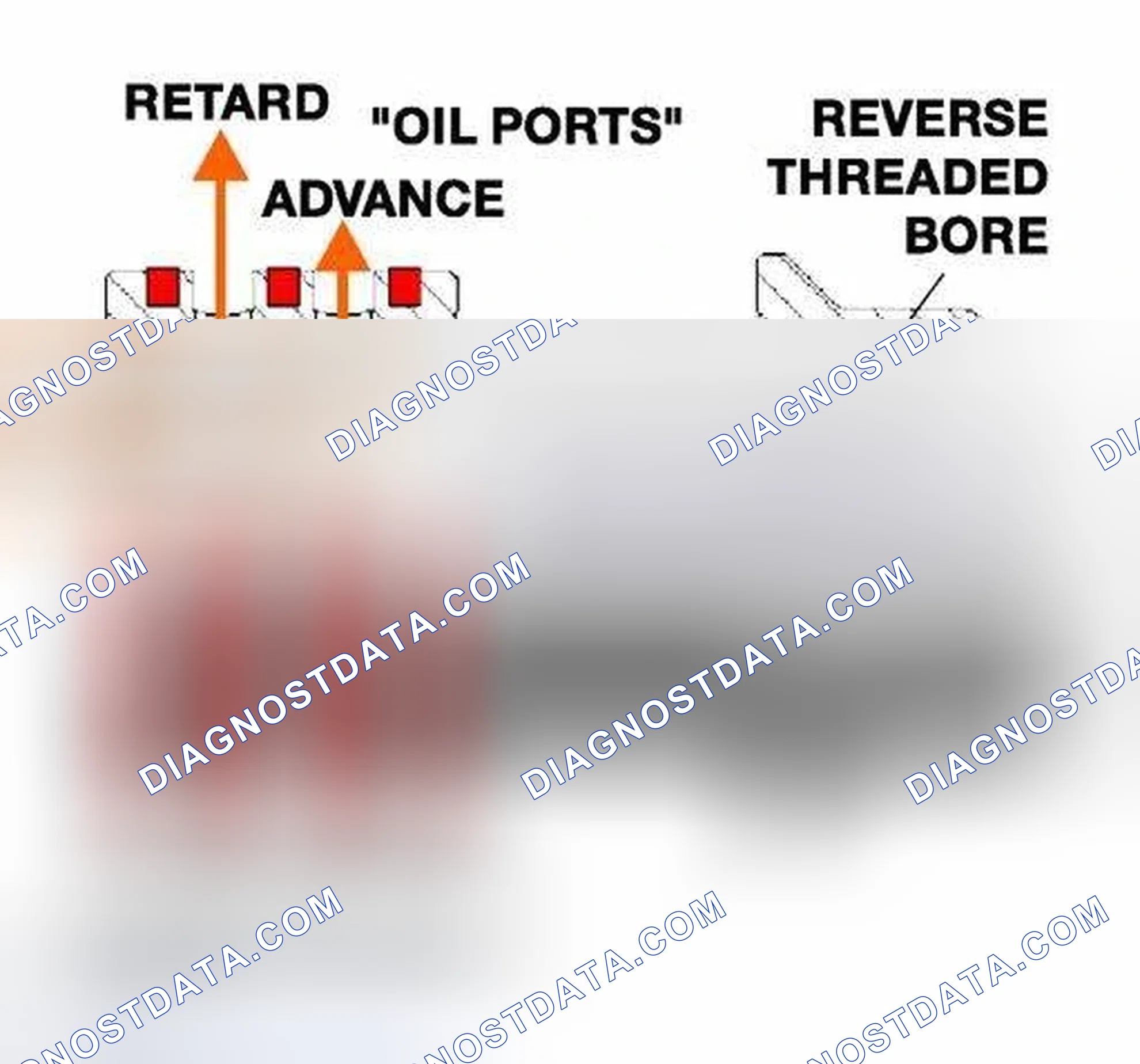 Scheme 749: Identifying Sealing Ring And Reversed Threaded Bores On Camshafts