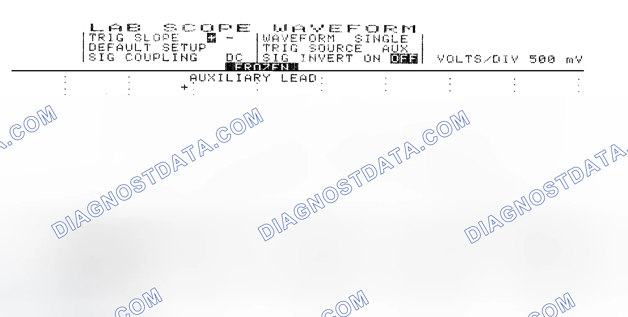 Scheme 14: Single Injector w/Excessive Current Flow - Current Pattern