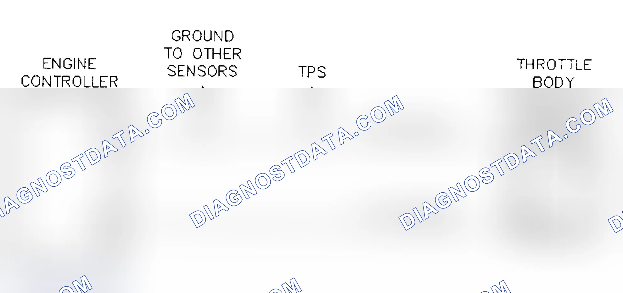 Scheme 378: Schematic Test DR-11A 5.2L/5.9L High Throttle Body Temp Voltage