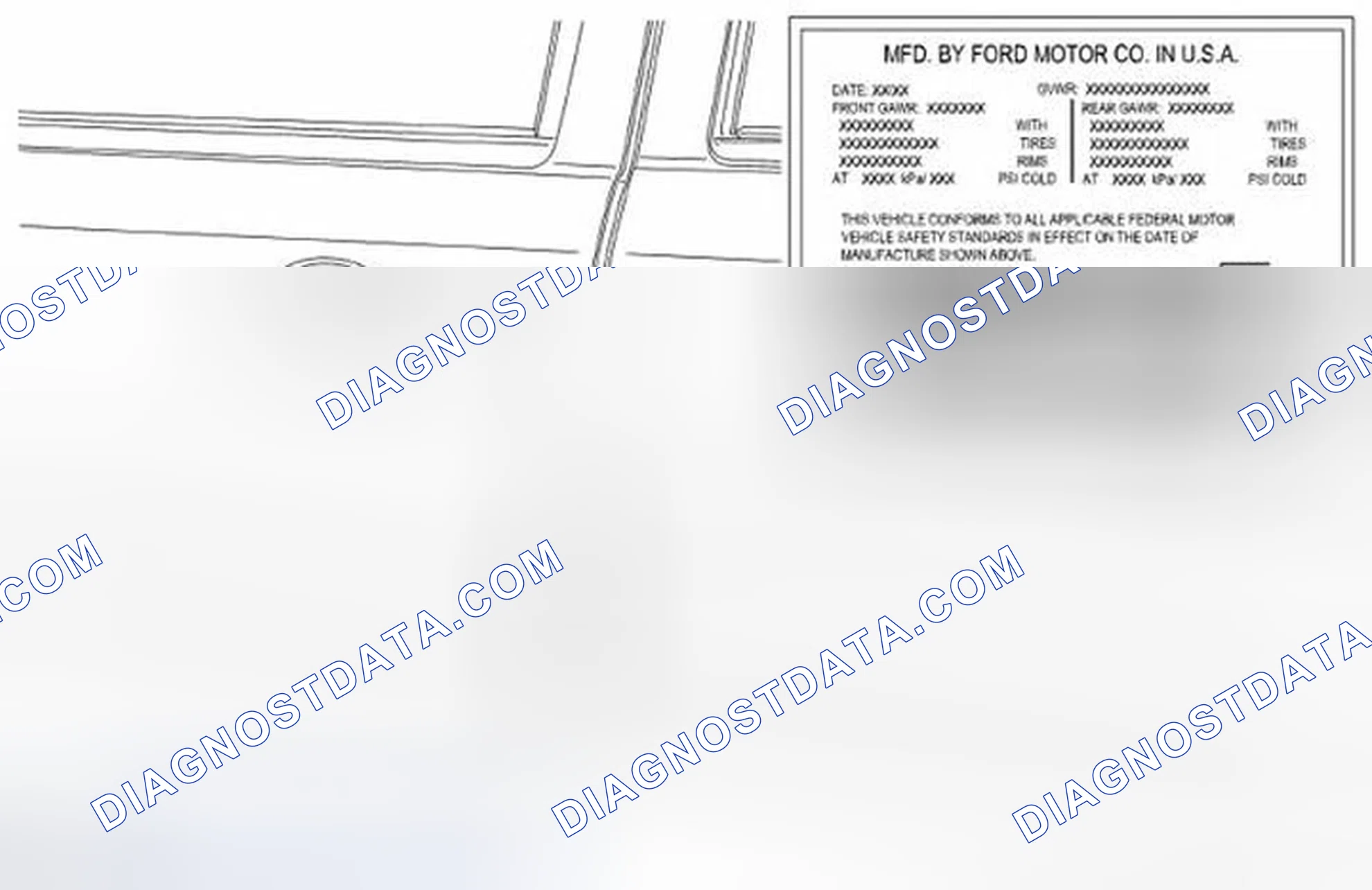 Scheme 11: Vehicle Certification (VC) Label Locator