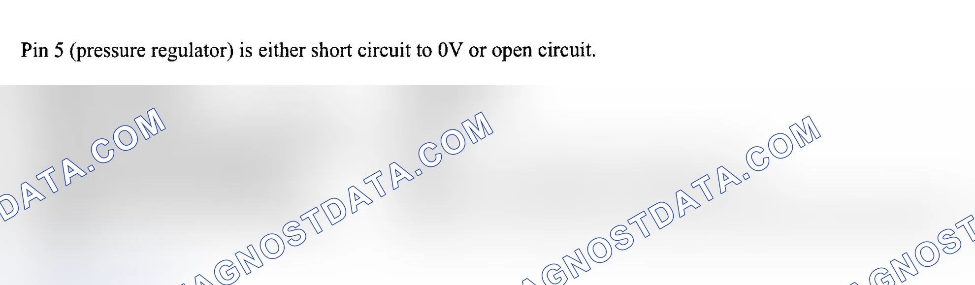 Scheme 91: FAULT CODE 28: PRESSURE REGULATOR (LINE SHORT CIRCUIT TO GROUND, OR OPEN CIRCUIT)/PRESSURE REGULATIN
