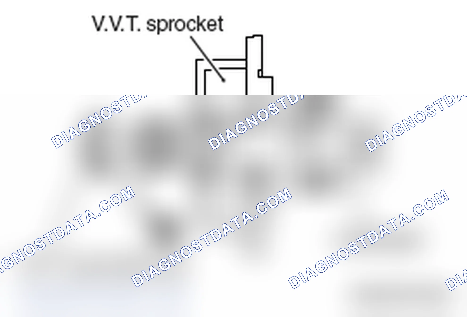 Scheme 402: >> A << INTAKE V.V.T. SPROCKET BOLT INSTALLATION