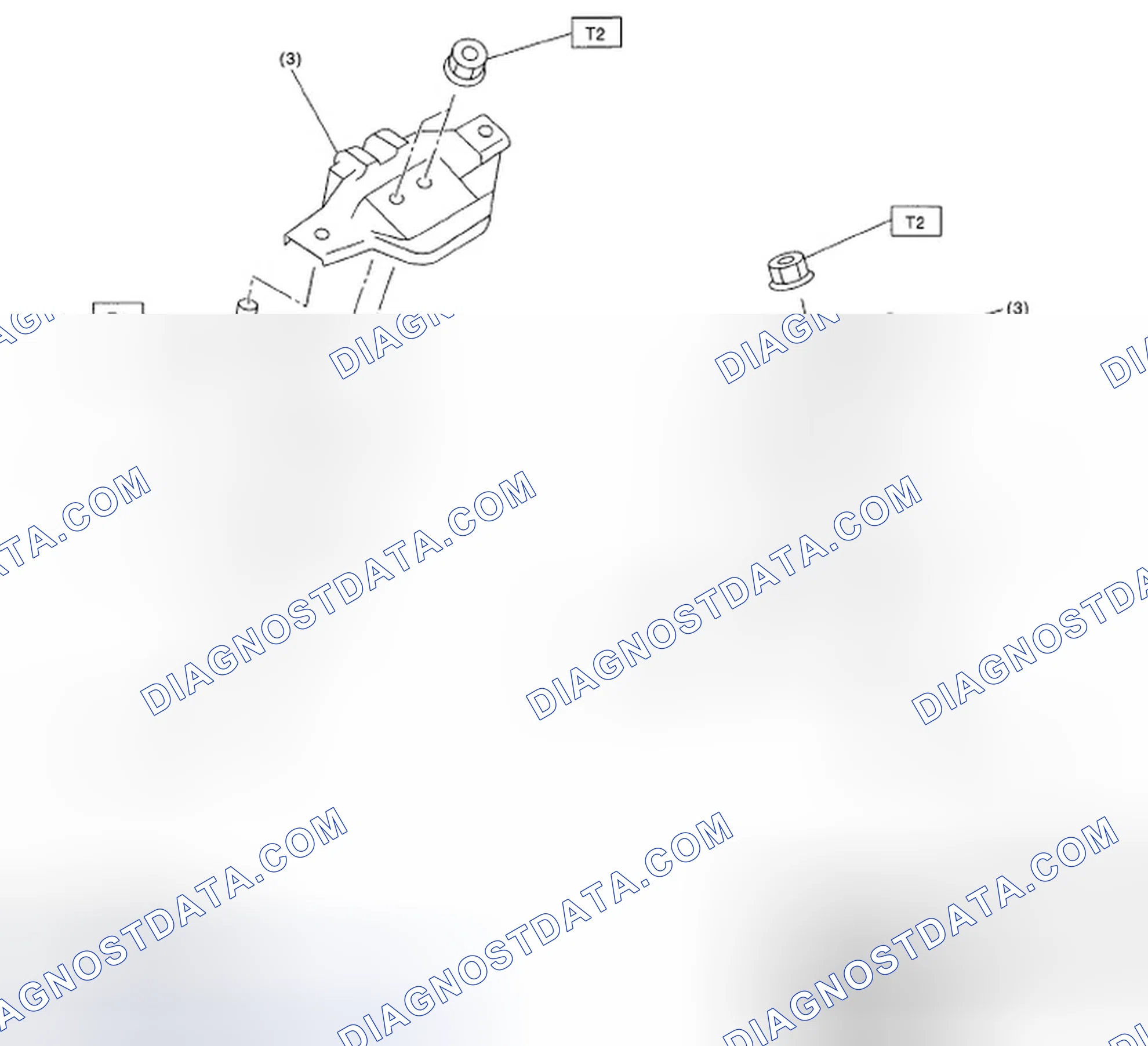 Scheme 280: Exploded View Of Engine Mounting With Torque Specification