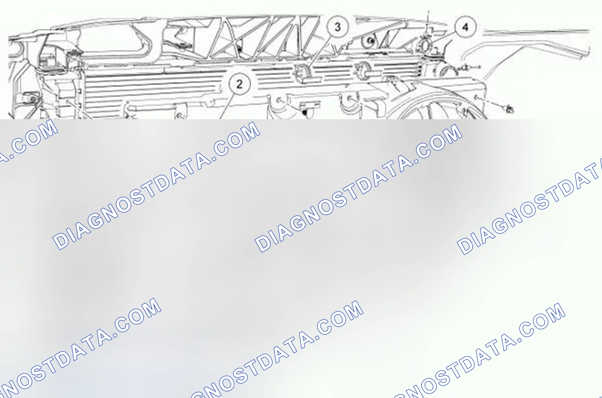 Scheme 13: Cooling Fan and Shroud (View 3 of 3)