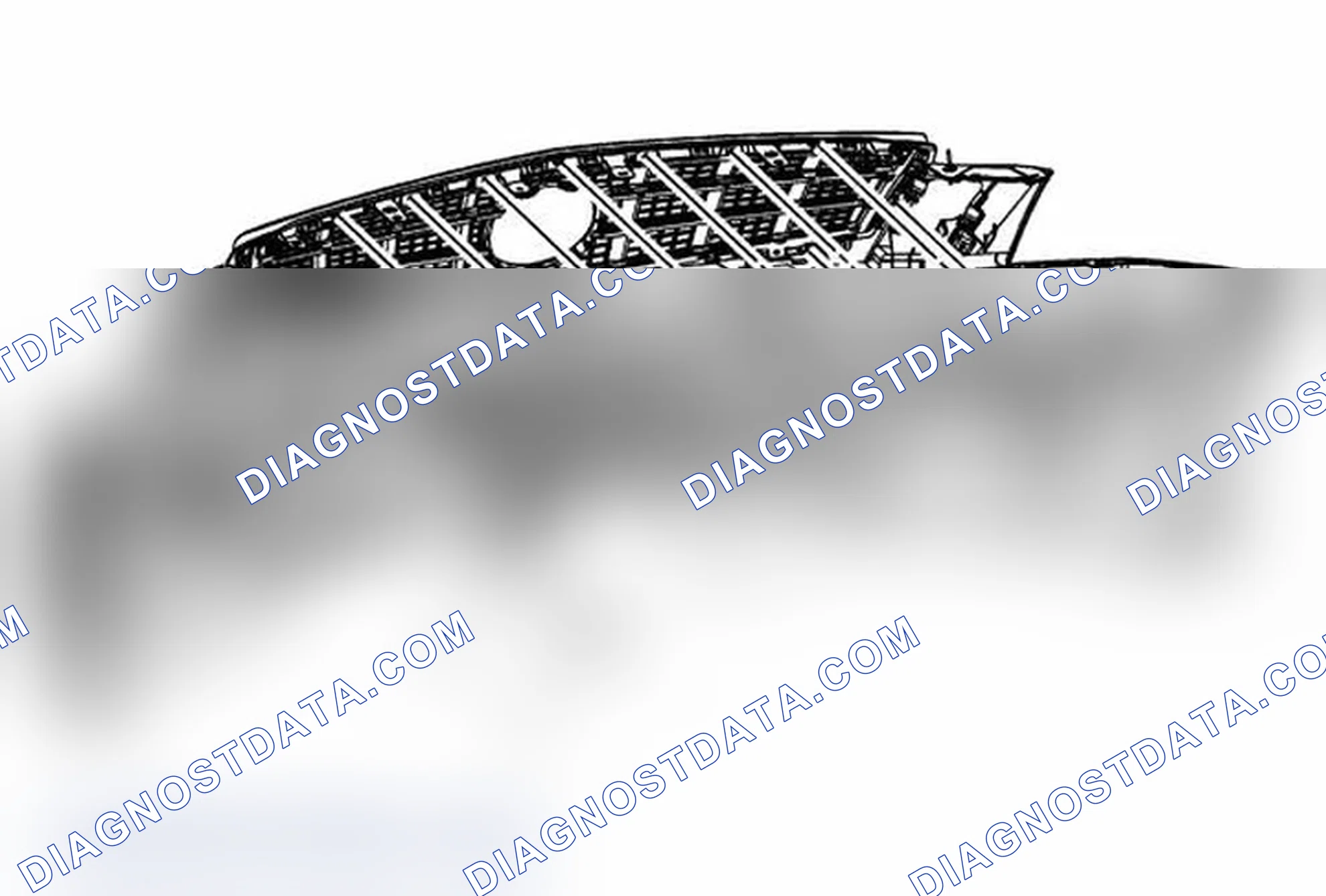 Scheme 16: Radiator Grille Water Deflector Replacement - Upper