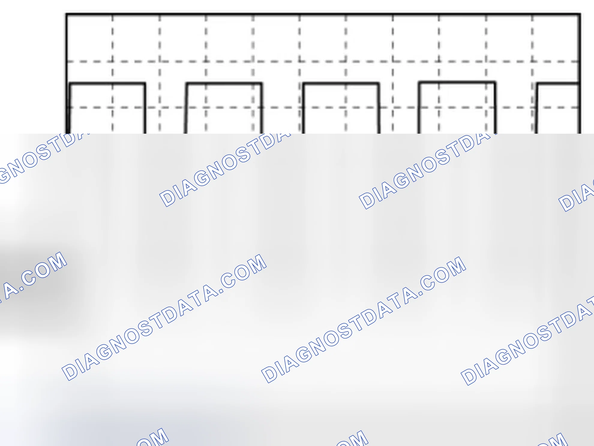 Scheme 46: APP Sensor No.2 Signal Waveform Graph - Accelerator Pedal Depressed