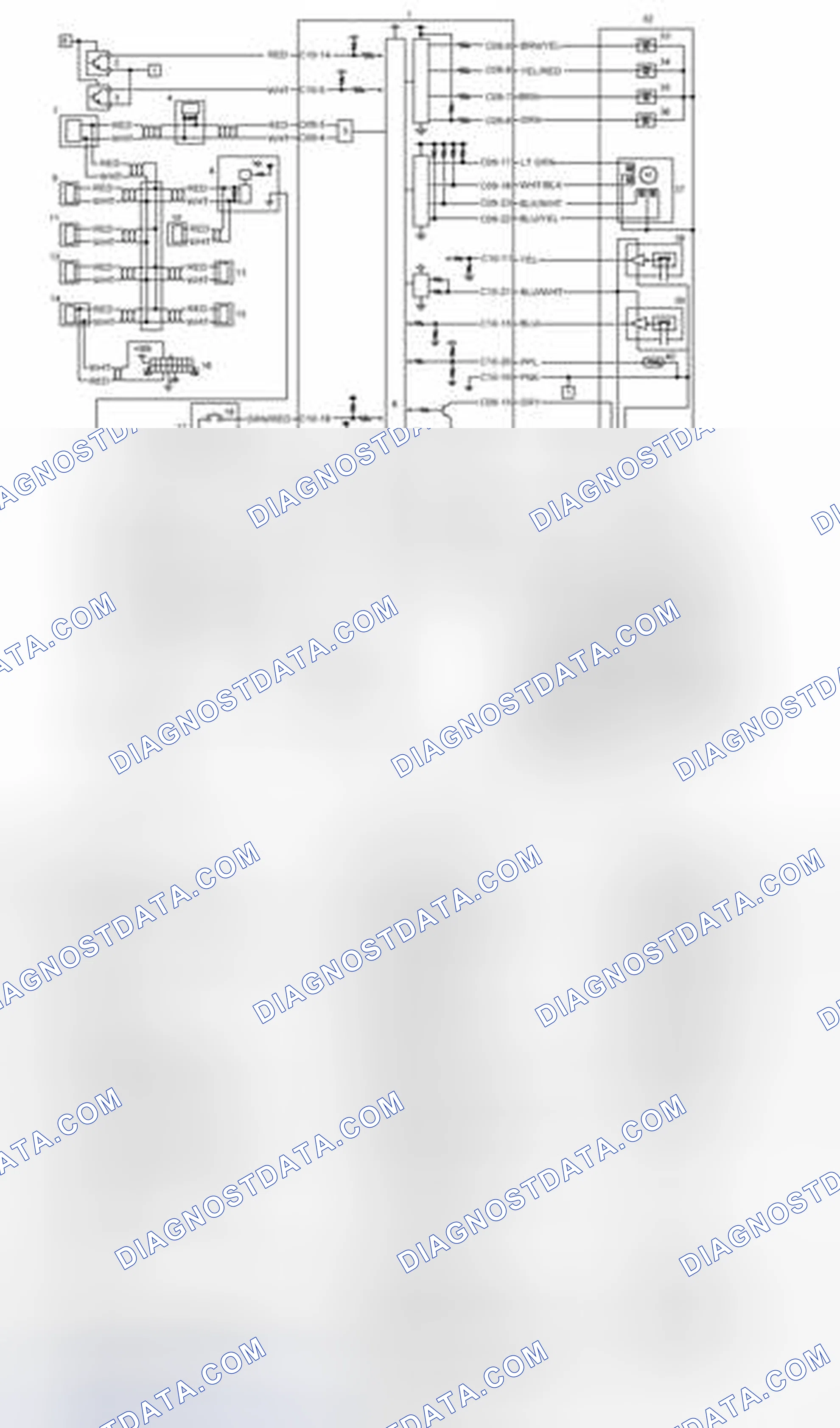 Scheme 99: Transmission Control Module (TCM) Wiring Diagram