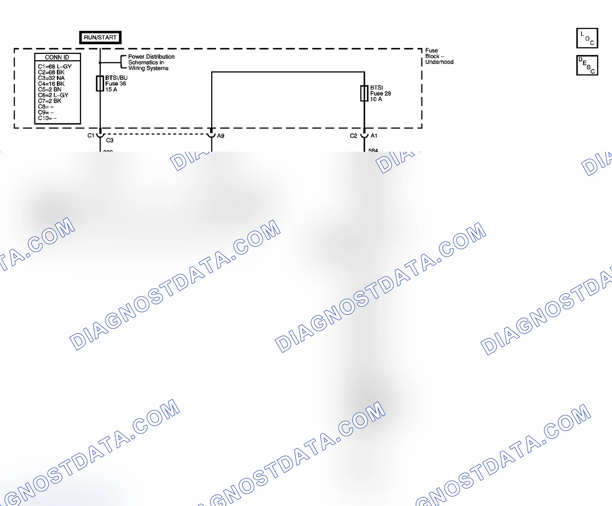 Scheme 281: Automatic Transmission Shift Lock Control Schematics