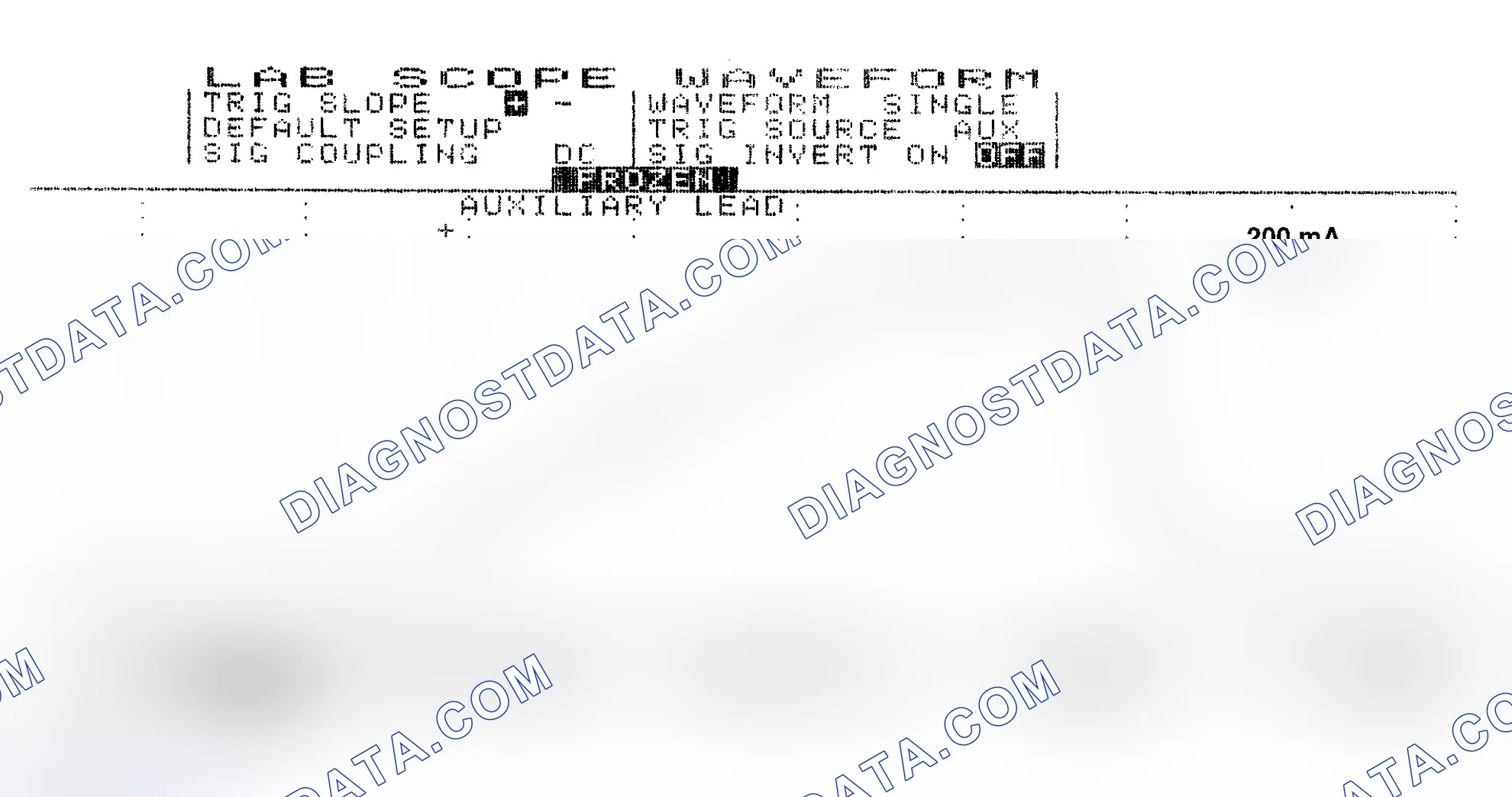 Scheme 13: Single Injector w/Normal Current Flow - Current Pattern