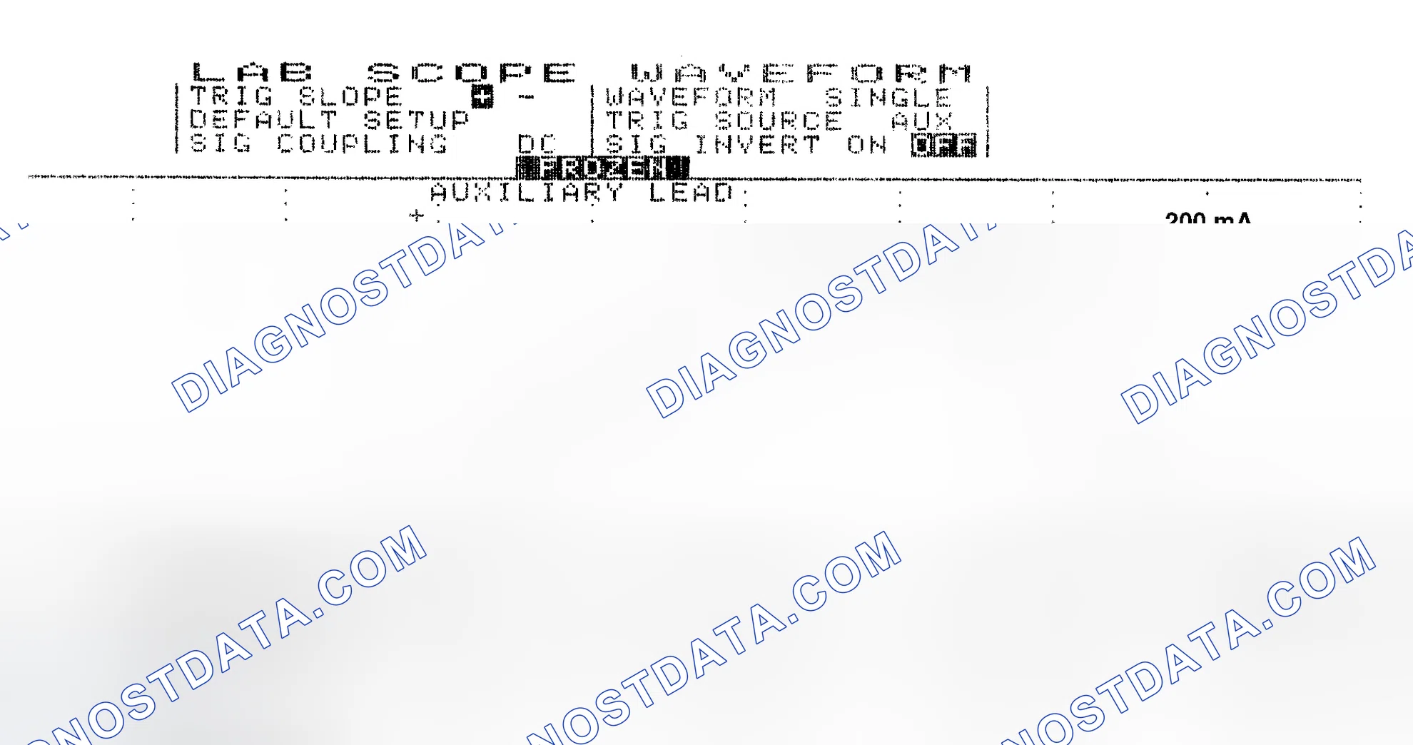 Scheme 13: Single Injector w/Normal Current Flow - Current Pattern