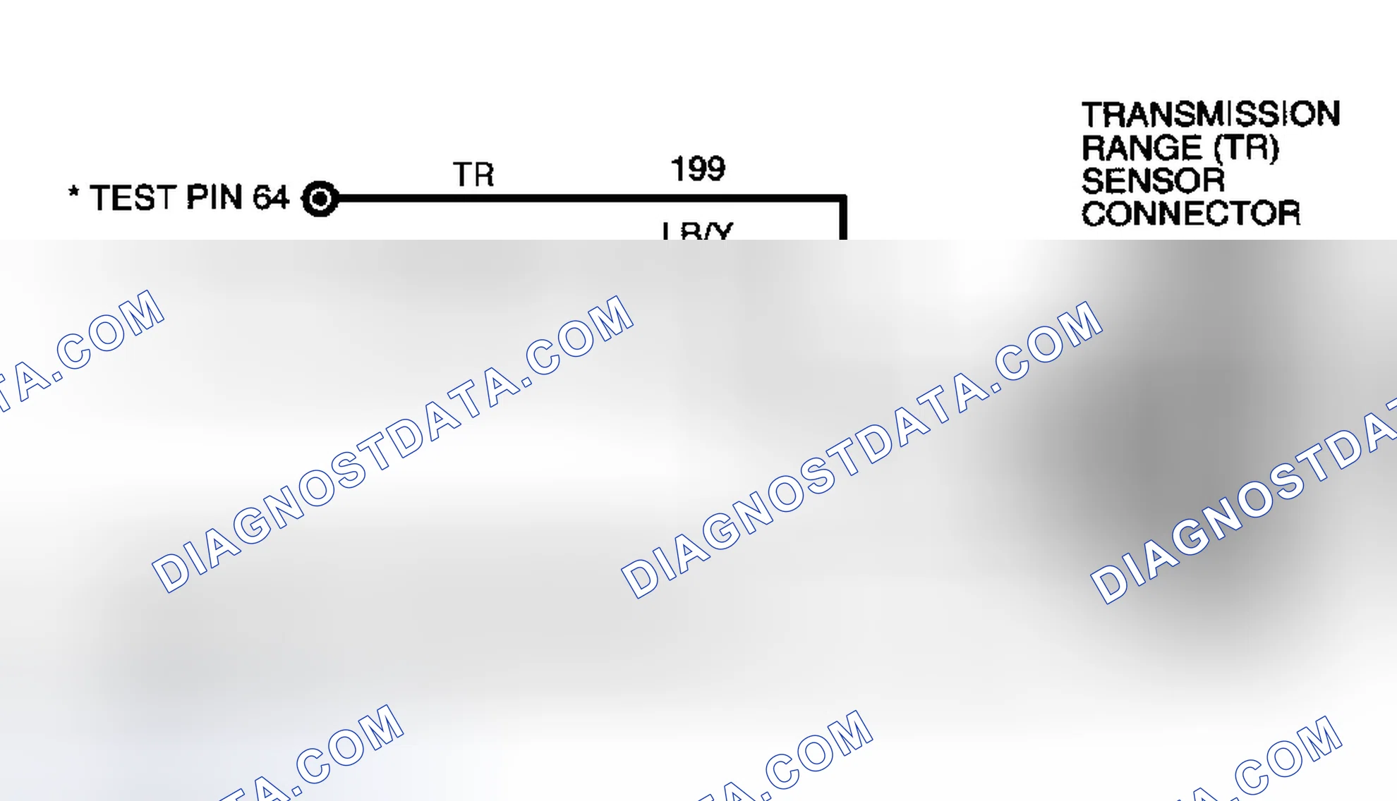 Scheme 324: TR Sensor Connector Terminals (E4OD Transmission)