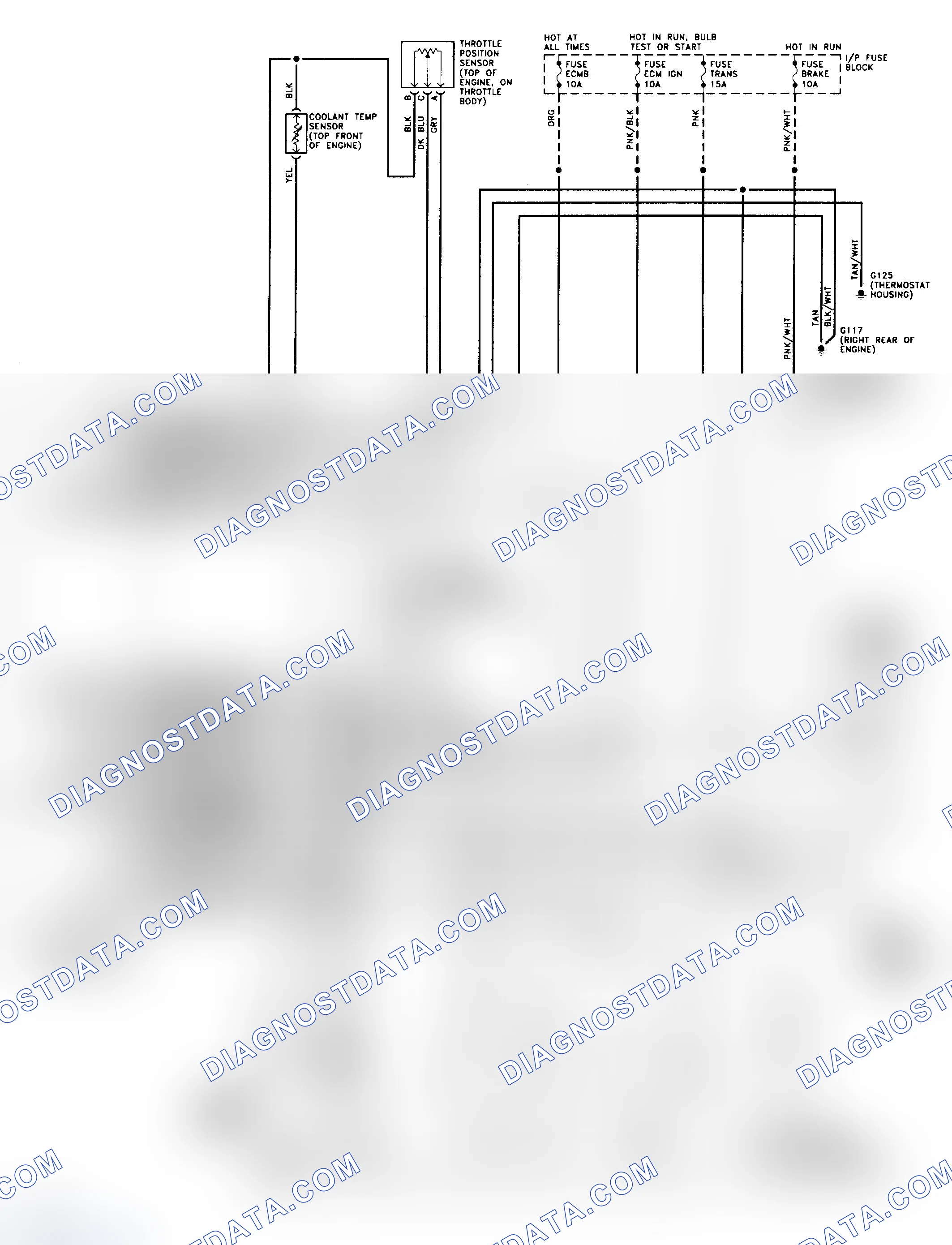 Scheme 190: 4L80-E Wiring Diagram (1994 "G" Series - Gasoline)