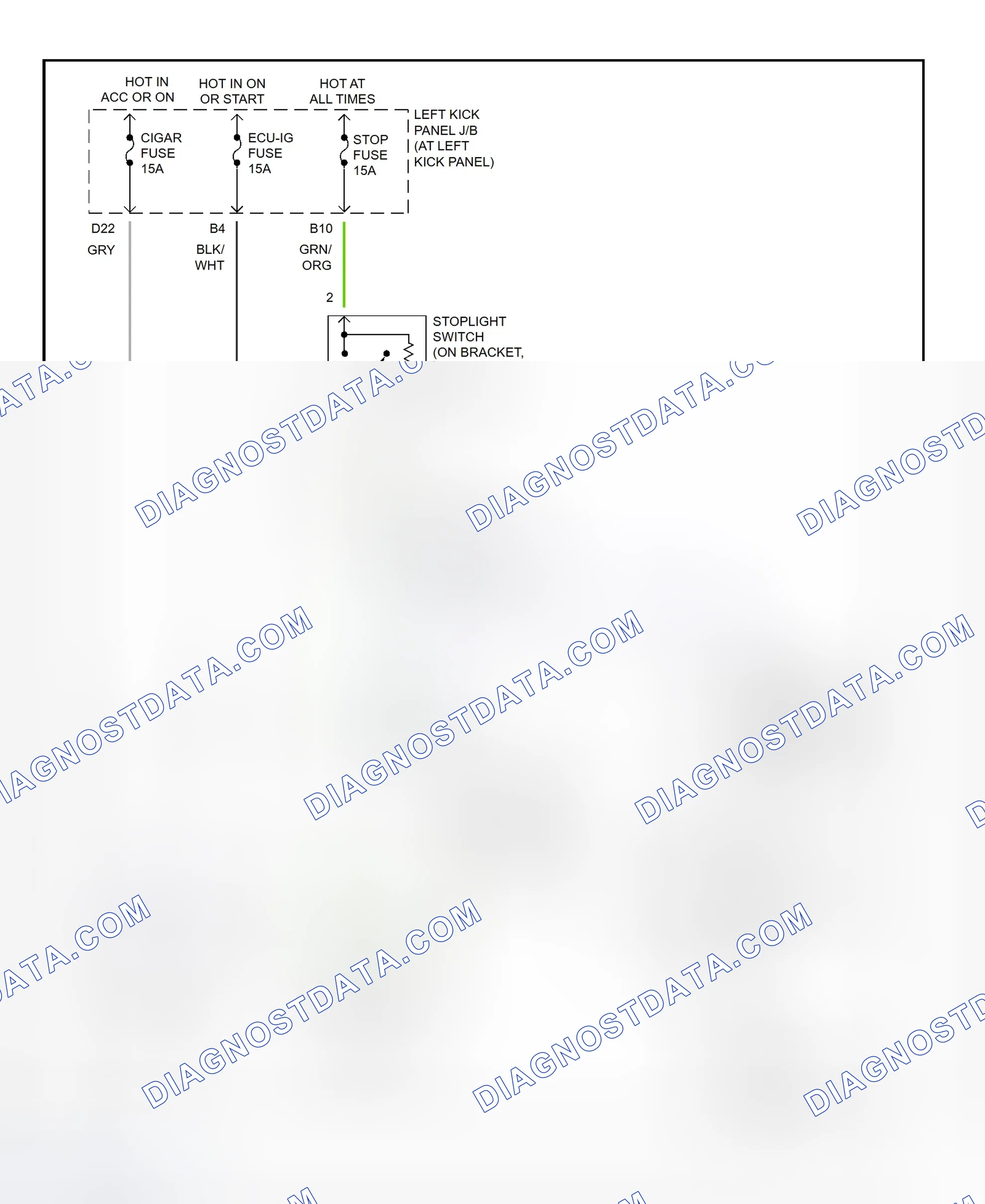 Scheme 156: Shift Lock System Wiring Diagram (Lexus LX470)